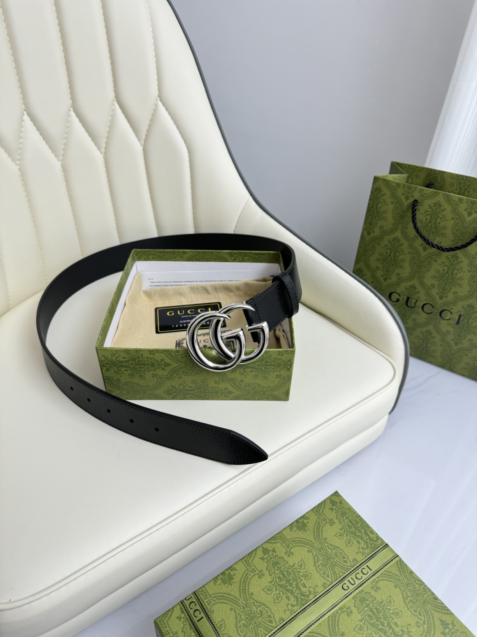 Gucci Male Basic Belt Cow Leather M