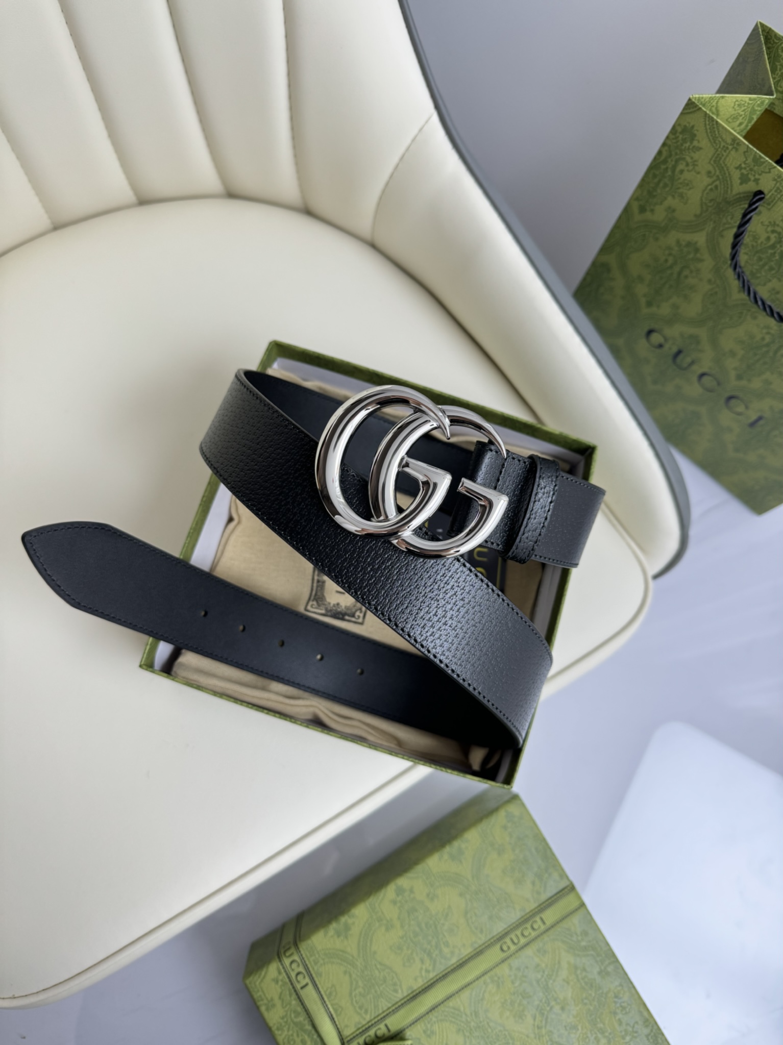 Gucci Male Basic Belt Cow Leather M