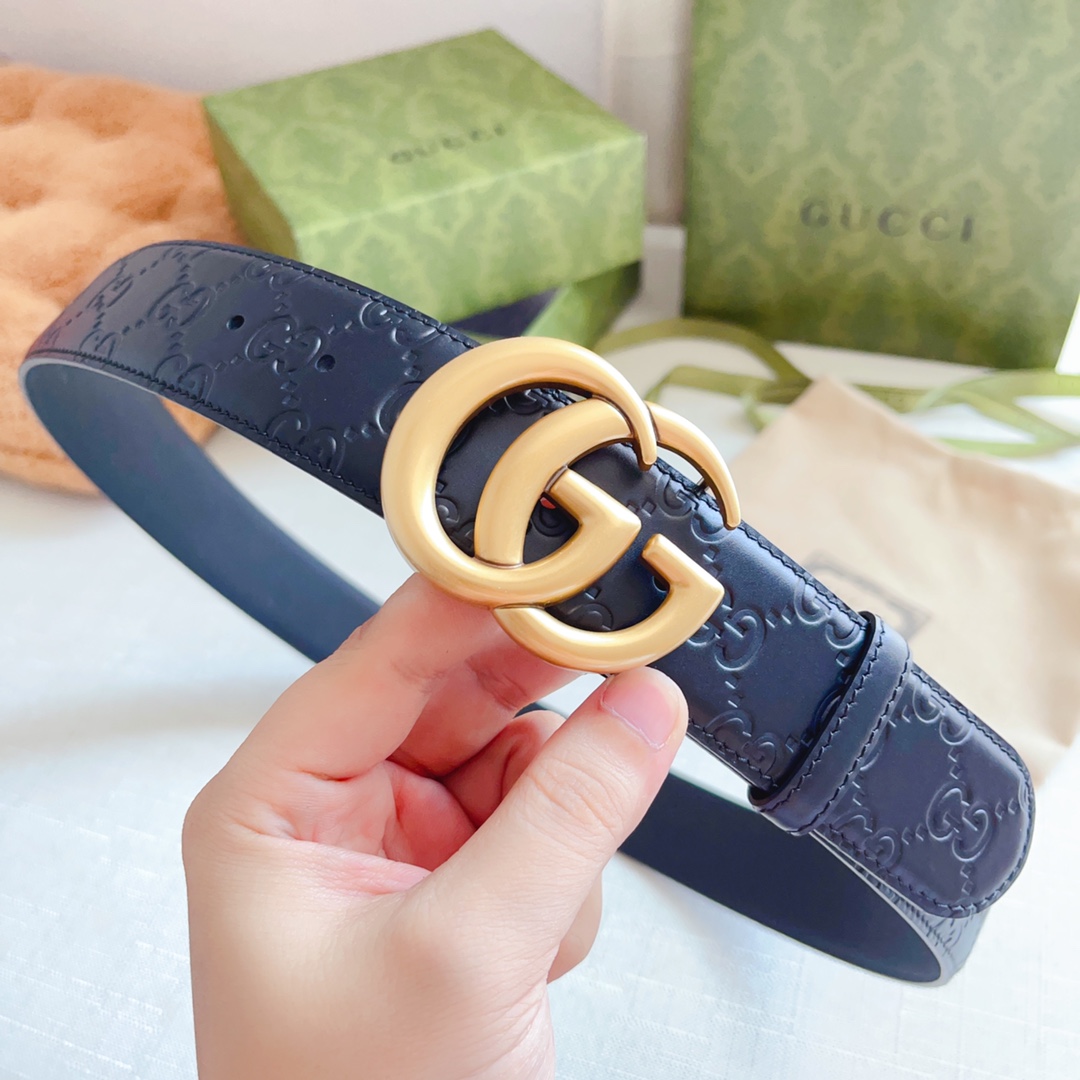 Gucci Male Basic Belt Cow Leather 13514-m