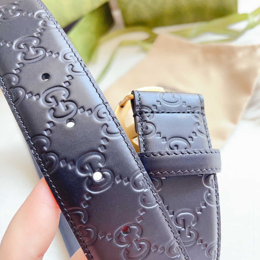 Gucci Male Basic Belt Cow Leather 13514-m