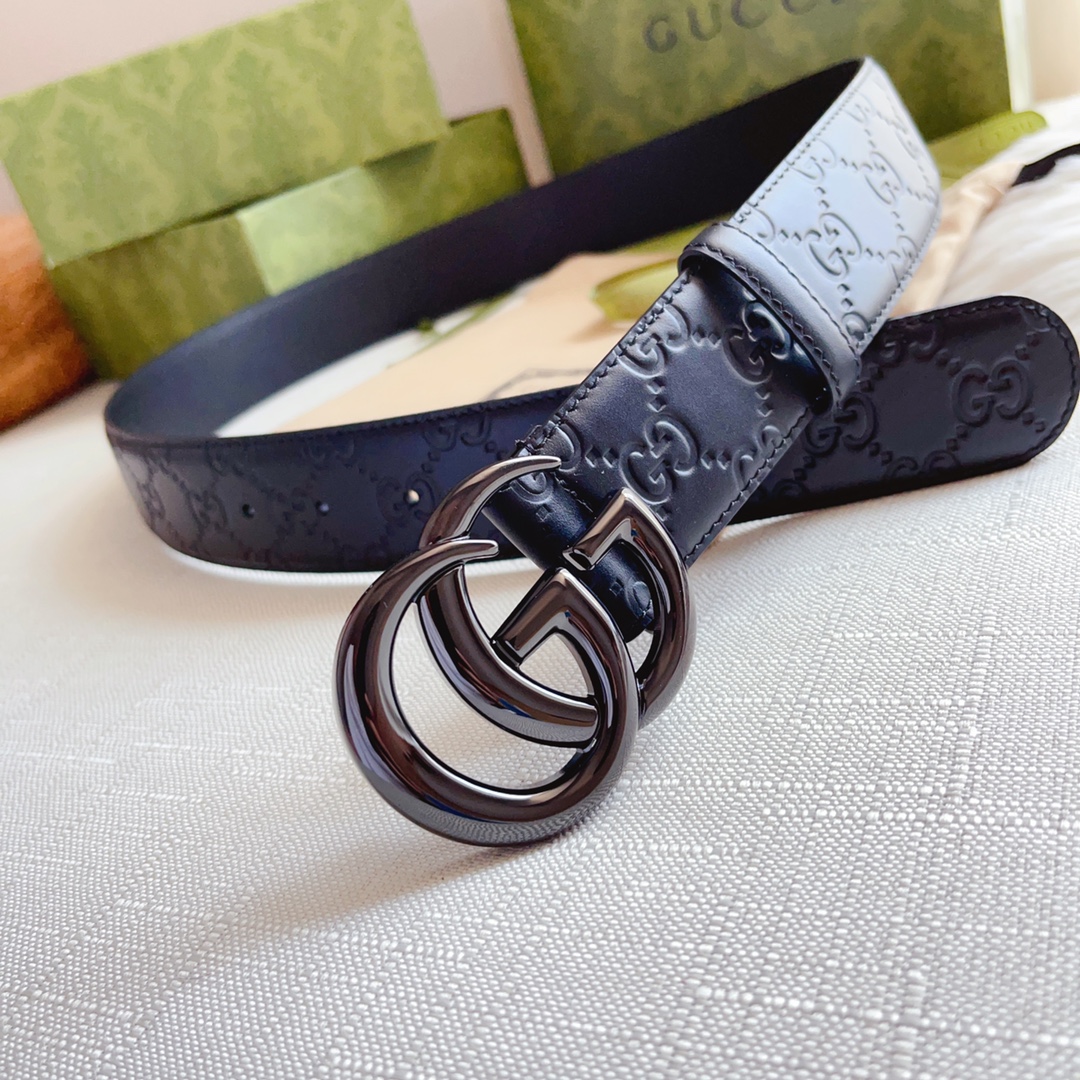 Gucci Male Basic Belt Cow Leather 13514-m