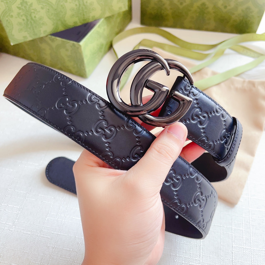 Gucci Male Basic Belt Cow Leather 13514-m