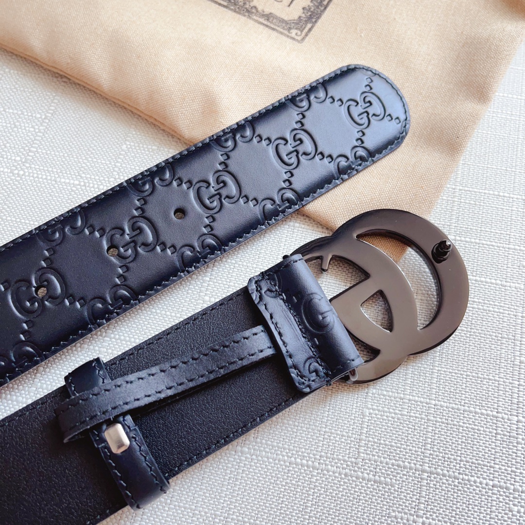Gucci Male Basic Belt Cow Leather 13514-m