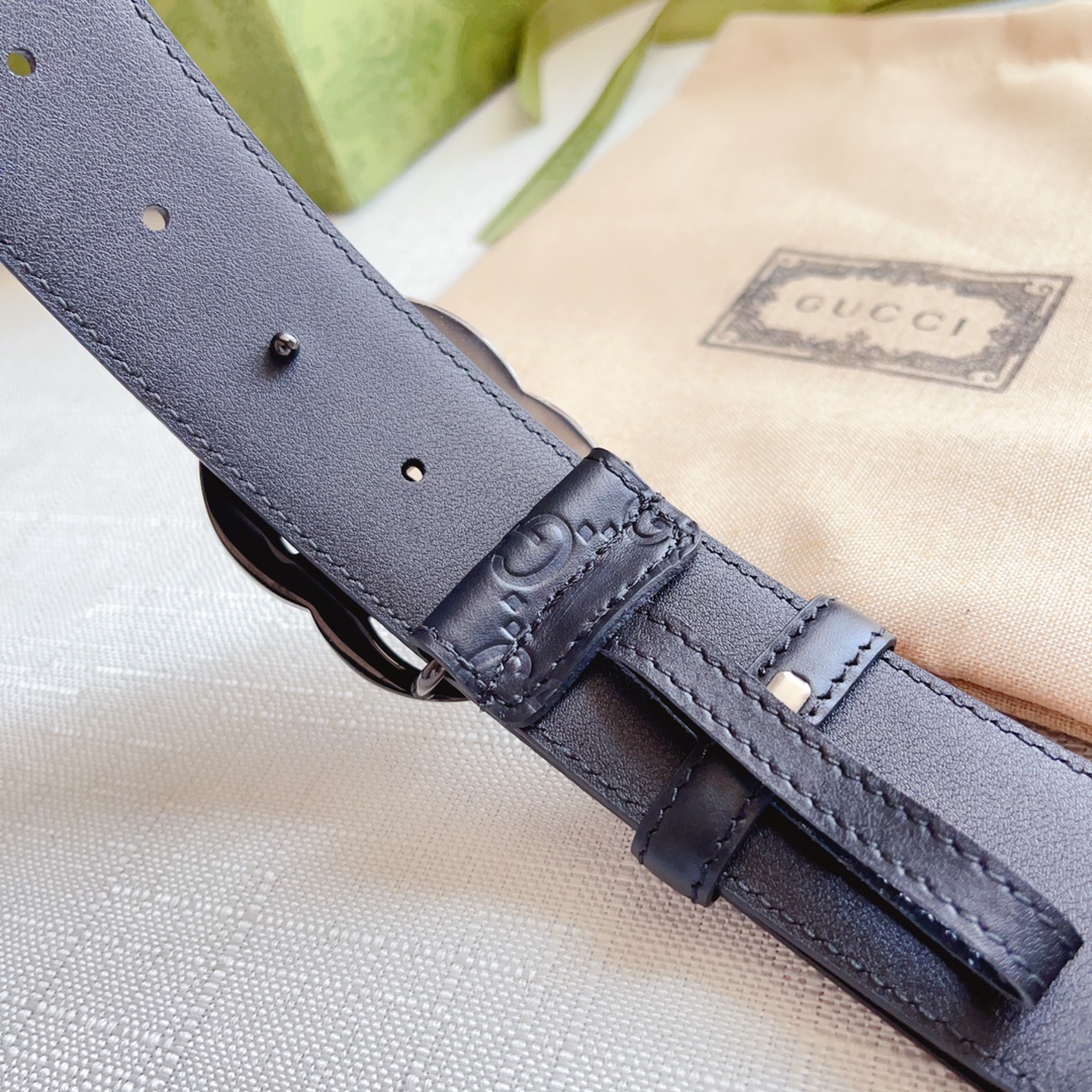 Gucci Male Basic Belt Cow Leather 13514-m