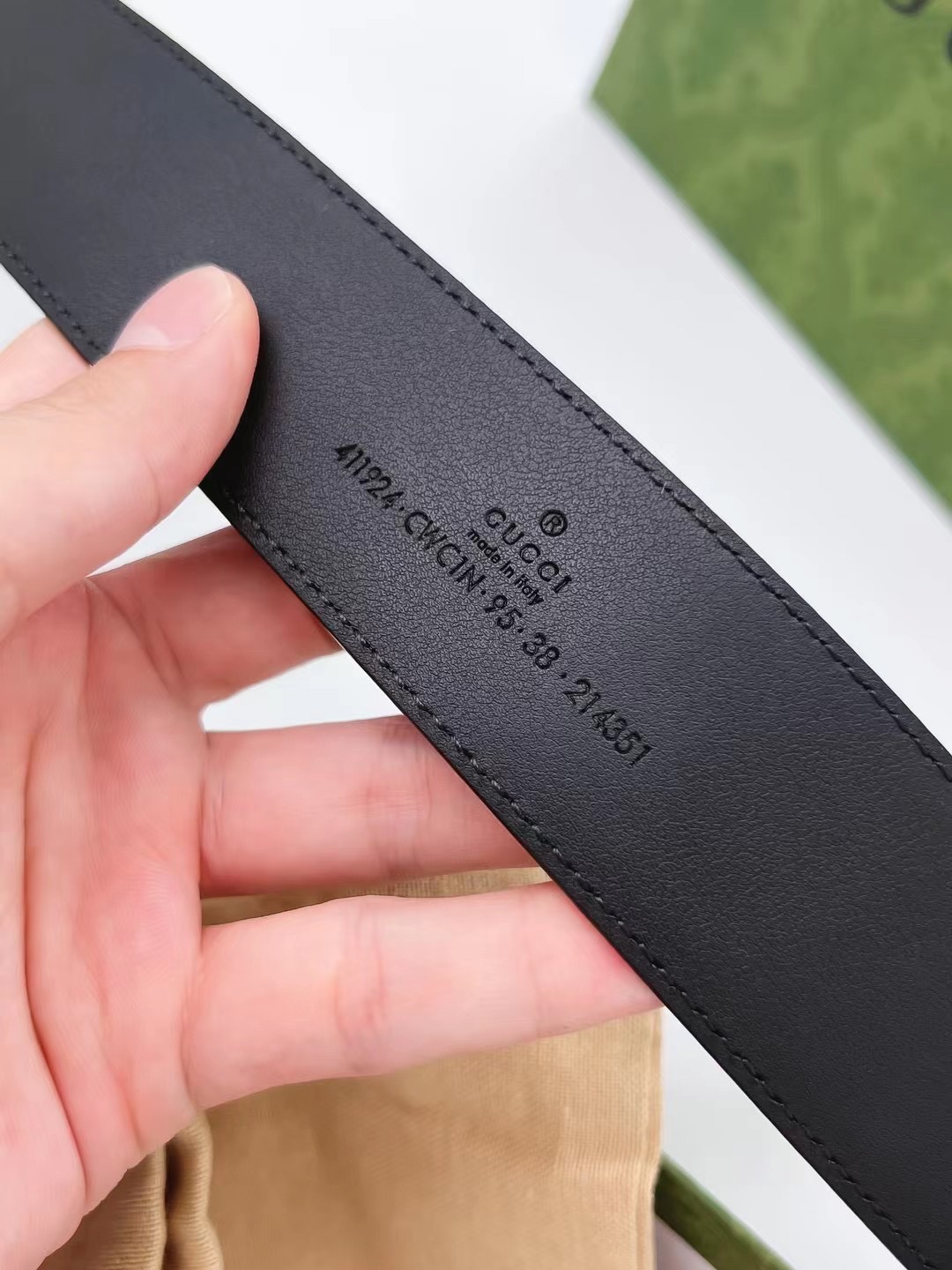 Gucci Male Basic Belt 13514