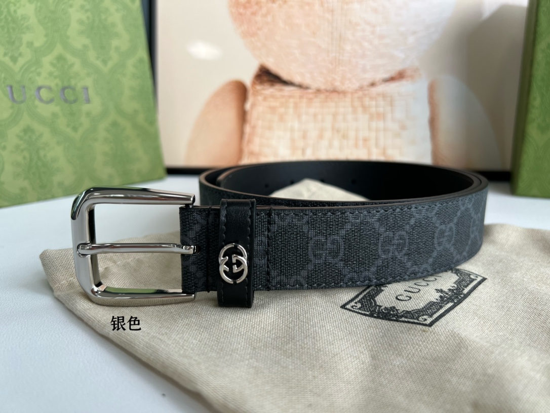 Gucci Male Basic Belt Canvas S-m