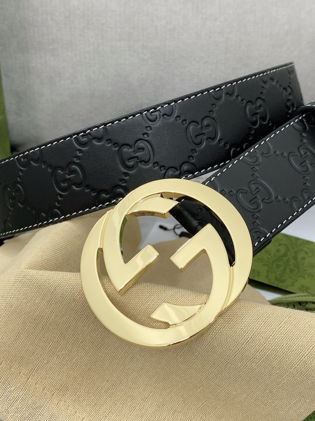 Gucci Basic Belt Top Grain Leather M