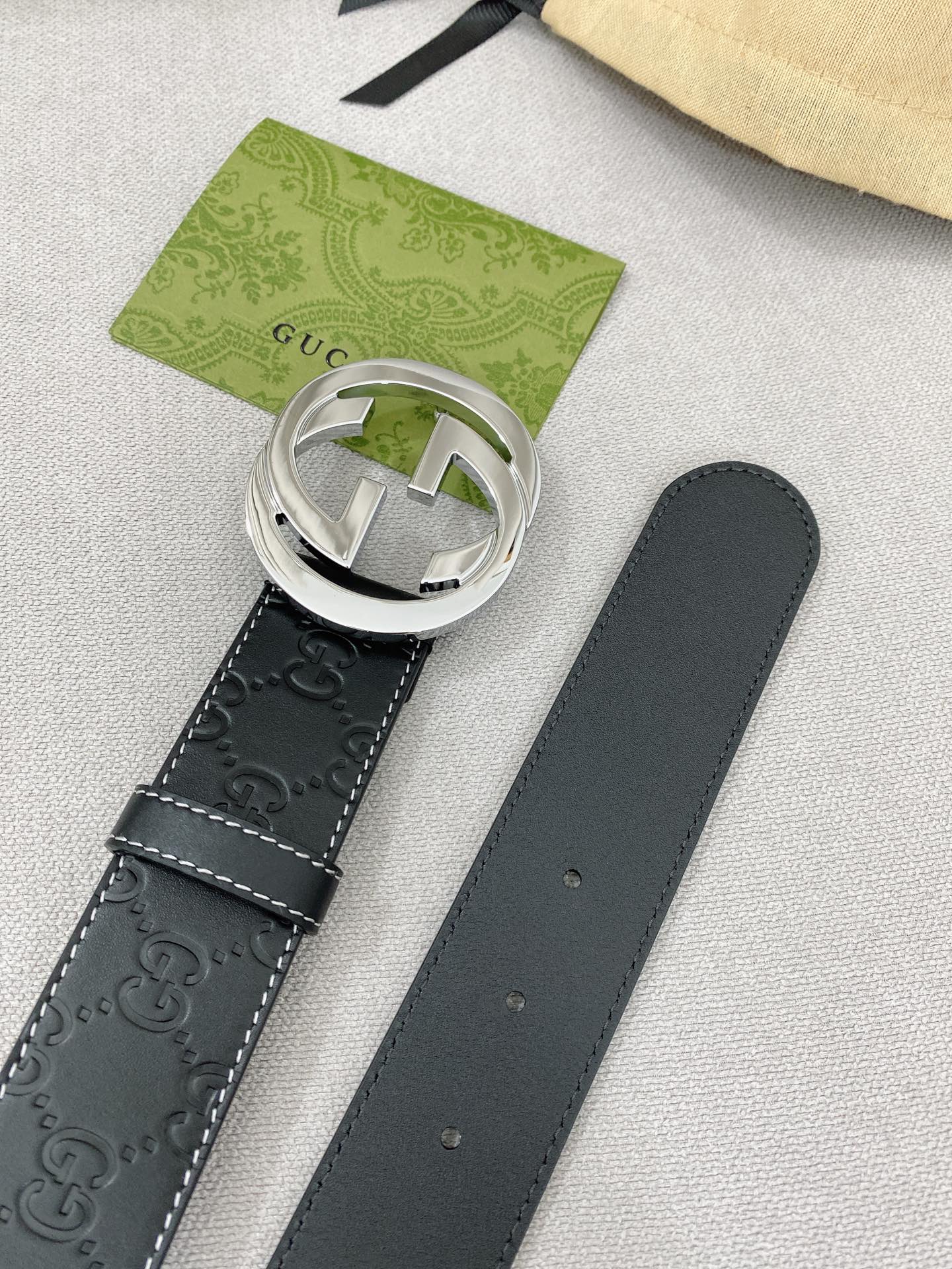 Gucci Basic Belt Top Grain Leather M