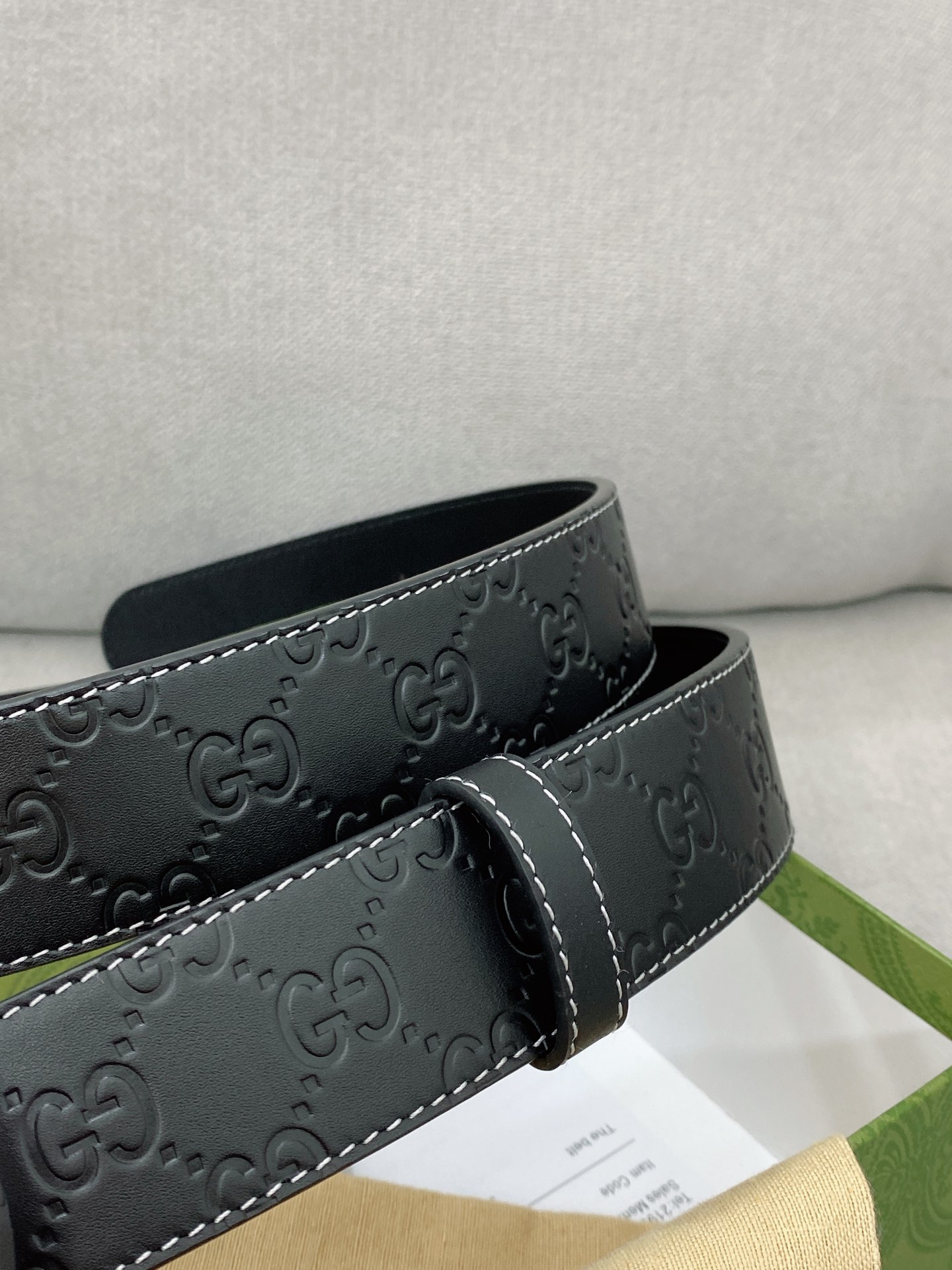 Gucci Basic Belt Top Grain Leather M