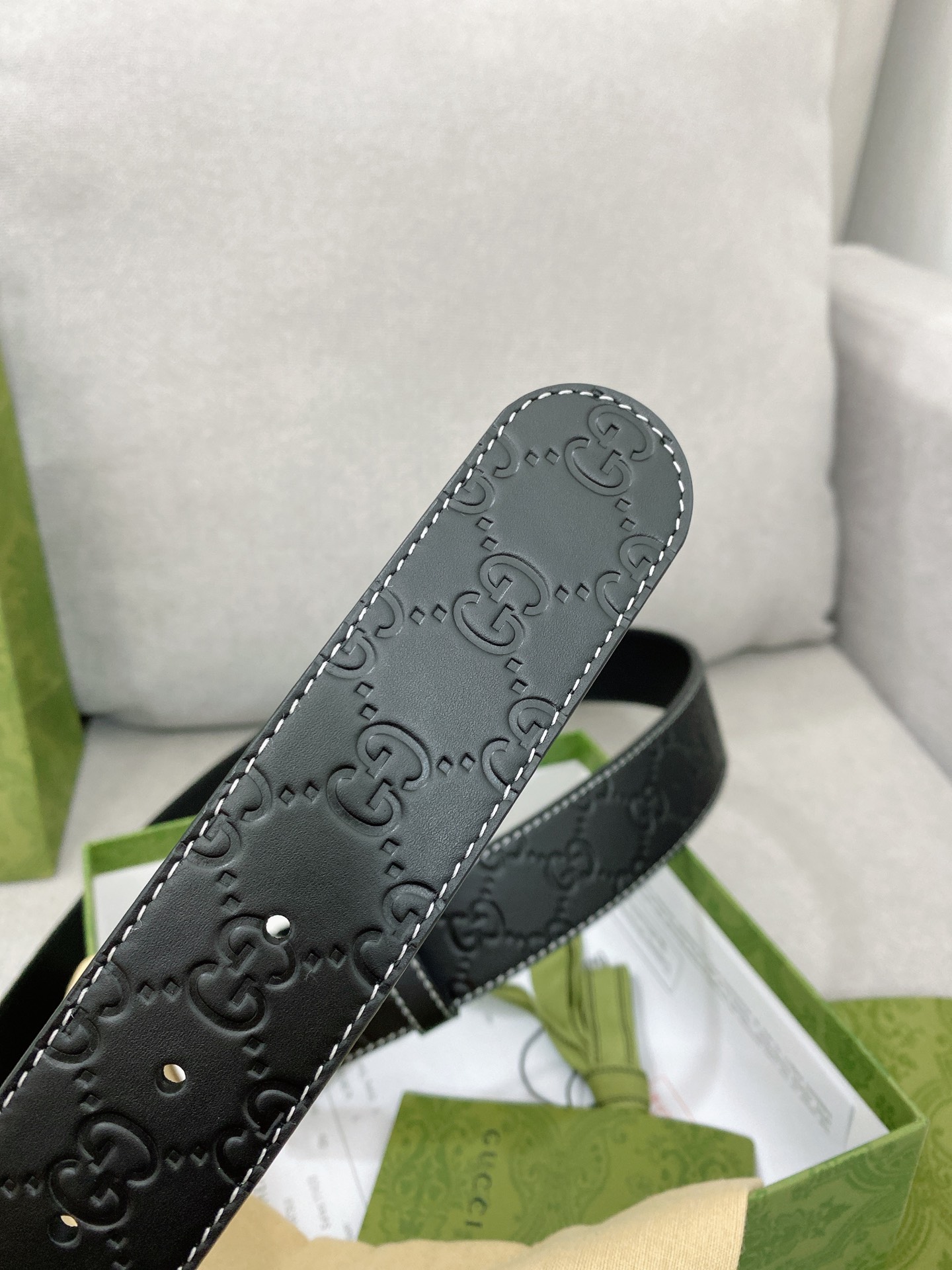 Gucci Basic Belt Top Grain Leather M