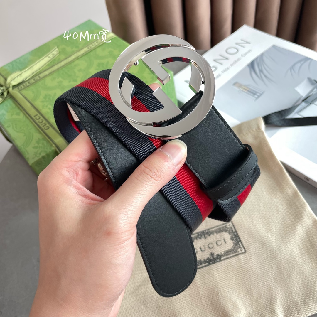 Gucci Basic Belt Cow Leather M