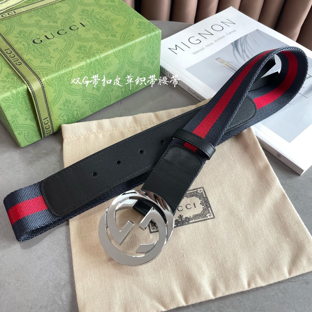 Gucci Basic Belt Cow Leather M