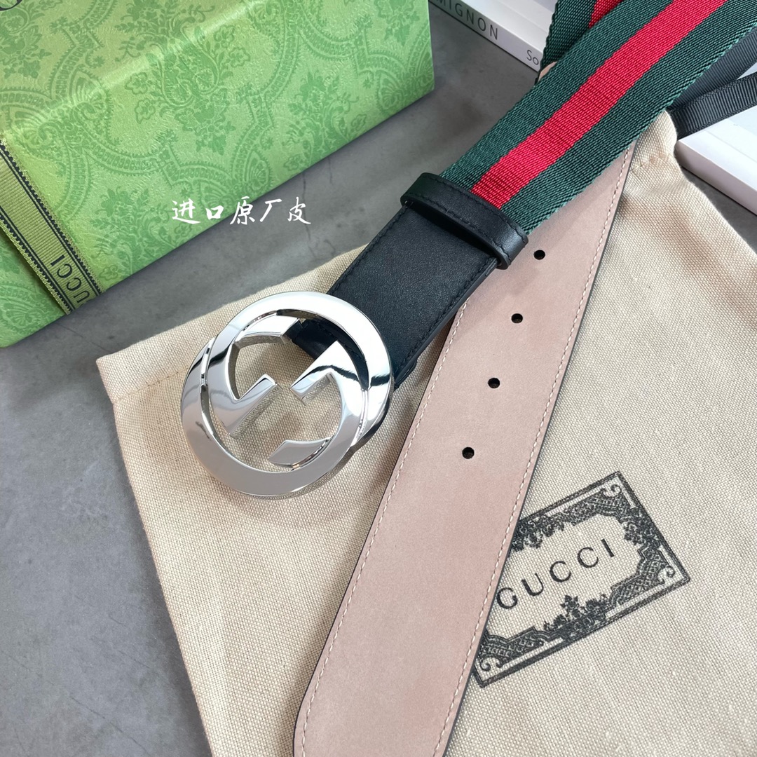 Gucci Basic Belt Cow Leather M