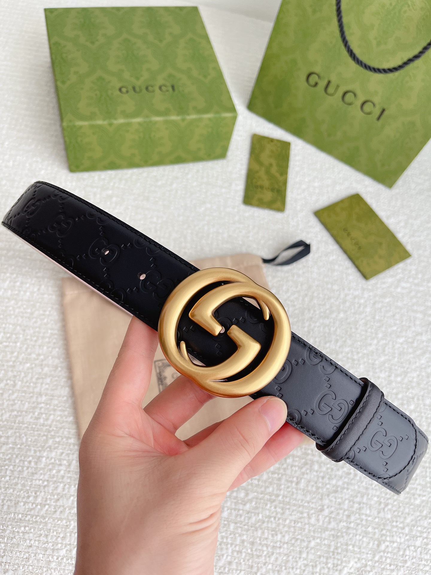 Gucci Male Basic Belt Cow Leather M