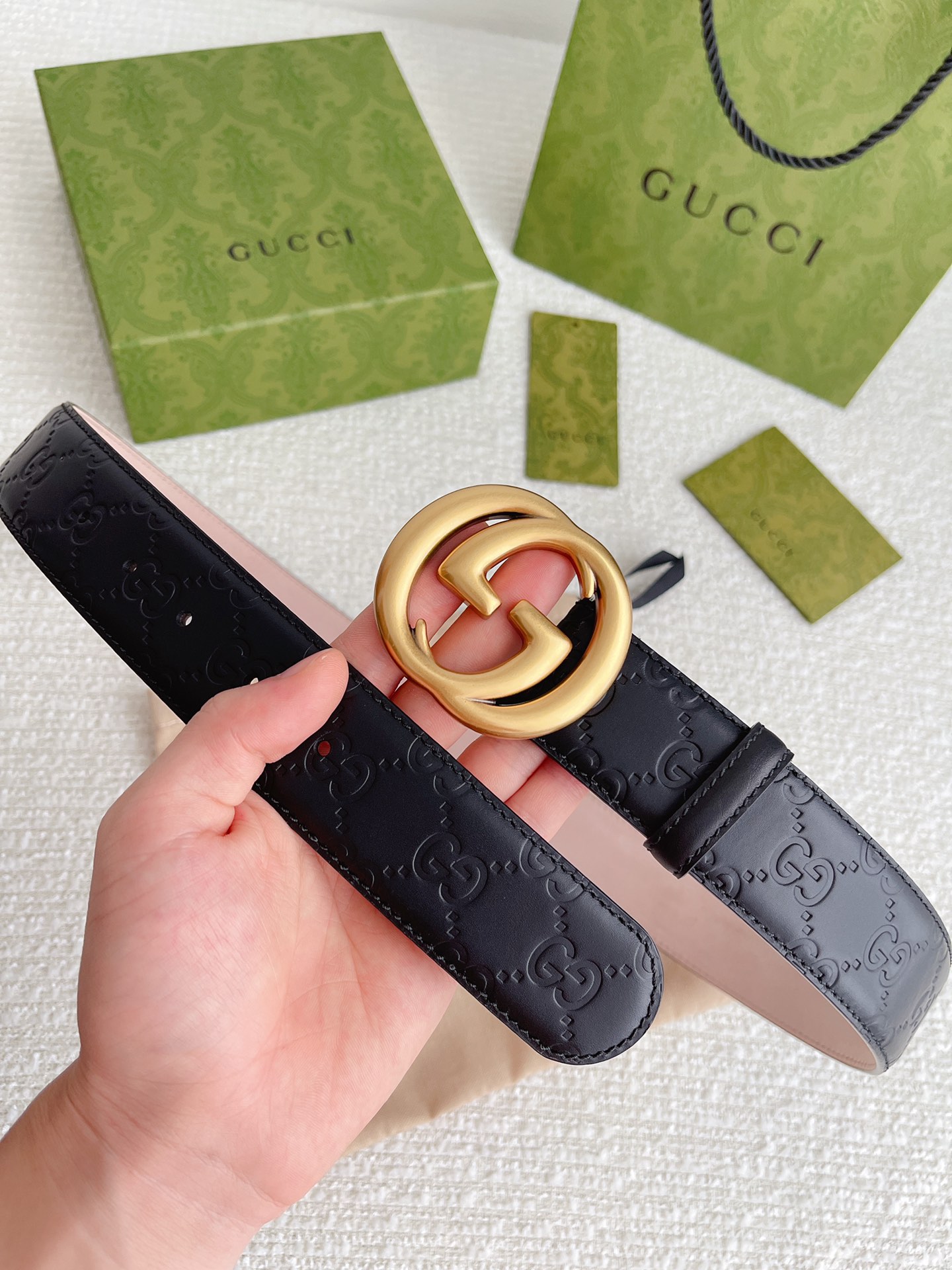 Gucci Male Basic Belt Cow Leather M