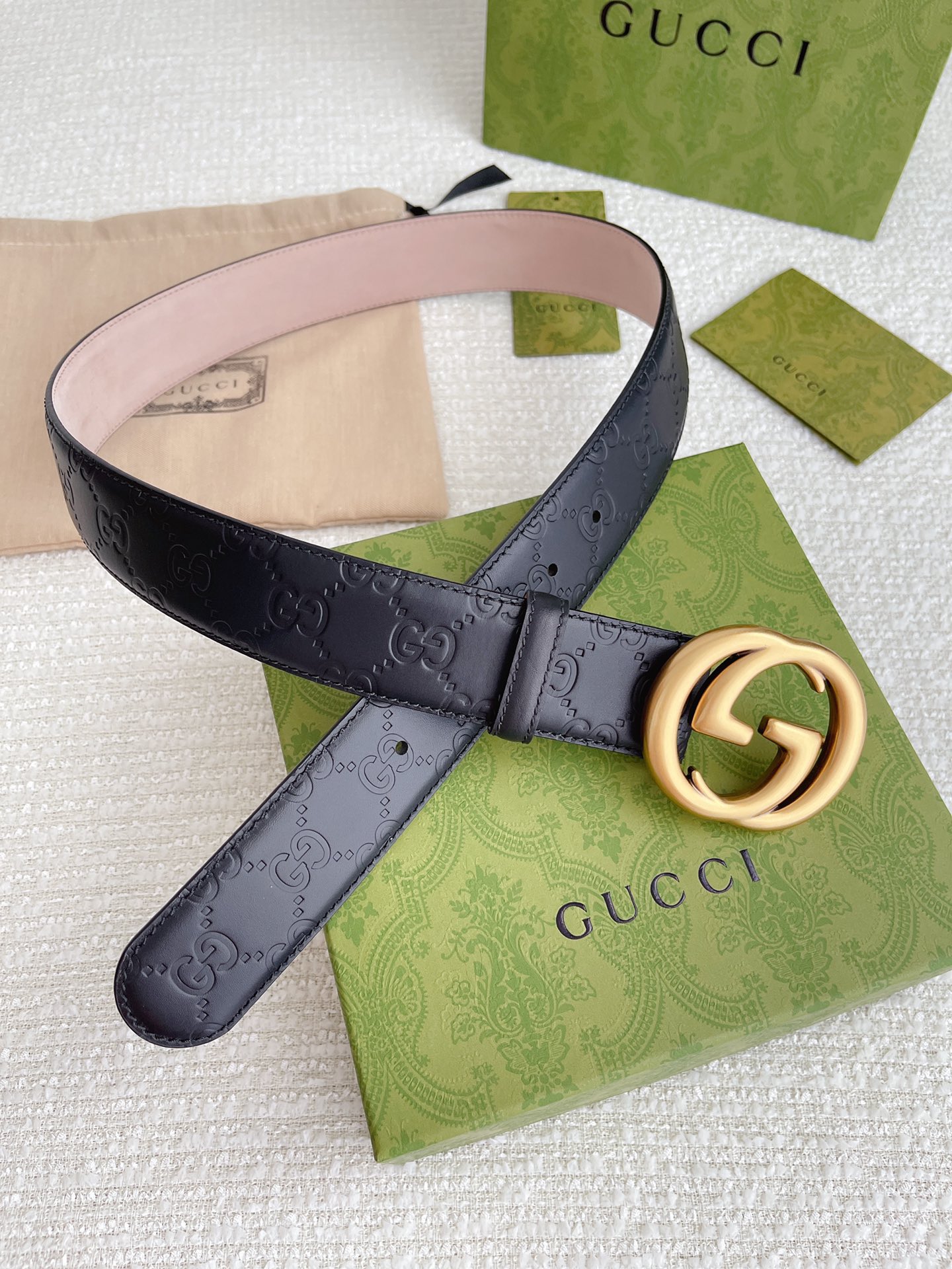 Gucci Male Basic Belt Cow Leather M