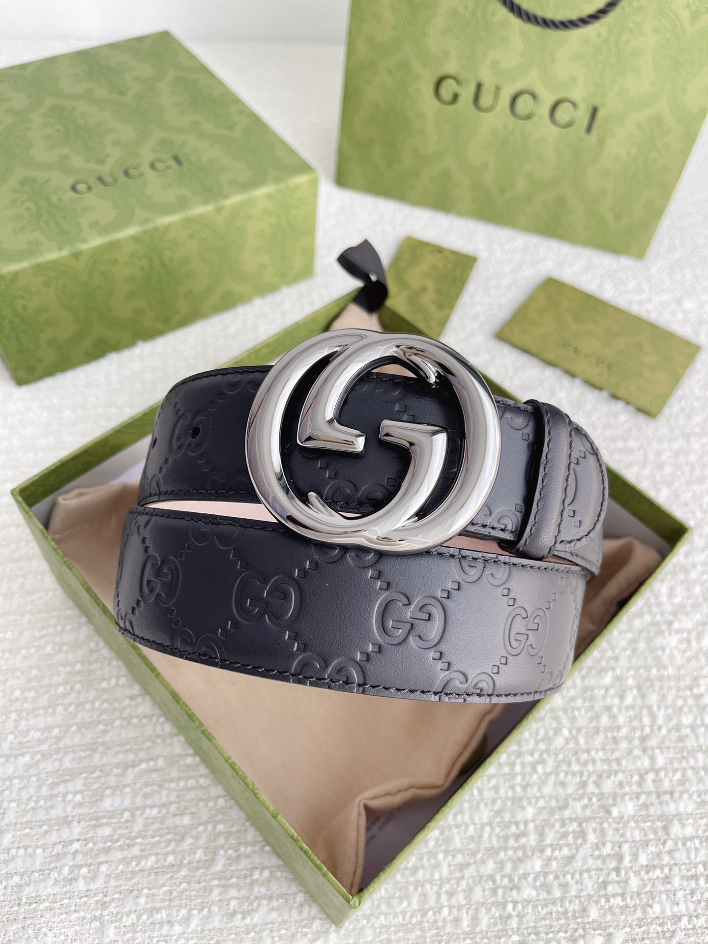 Gucci Male Basic Belt Cow Leather M