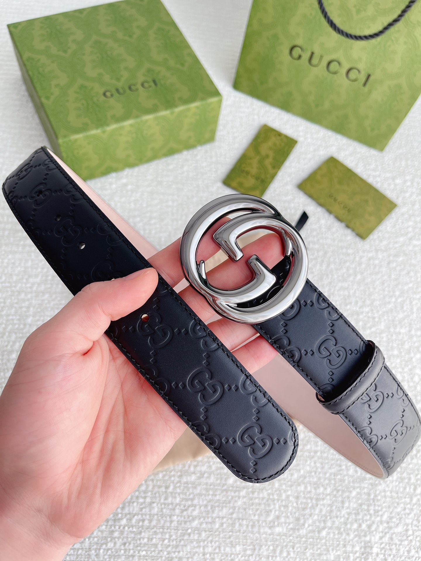 Gucci Male Basic Belt Cow Leather M