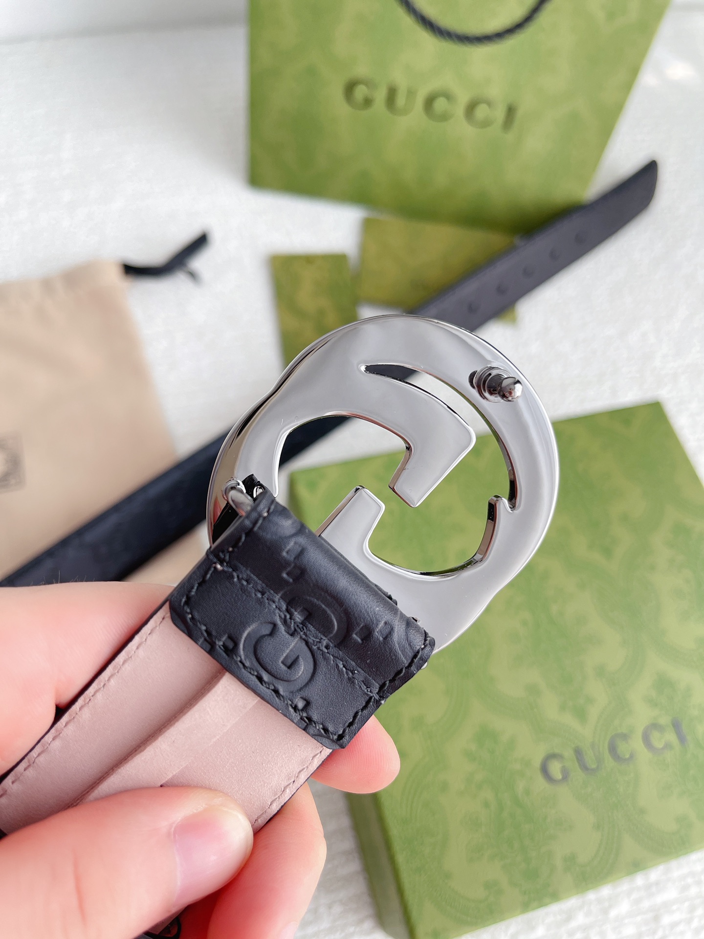 Gucci Male Basic Belt Cow Leather M