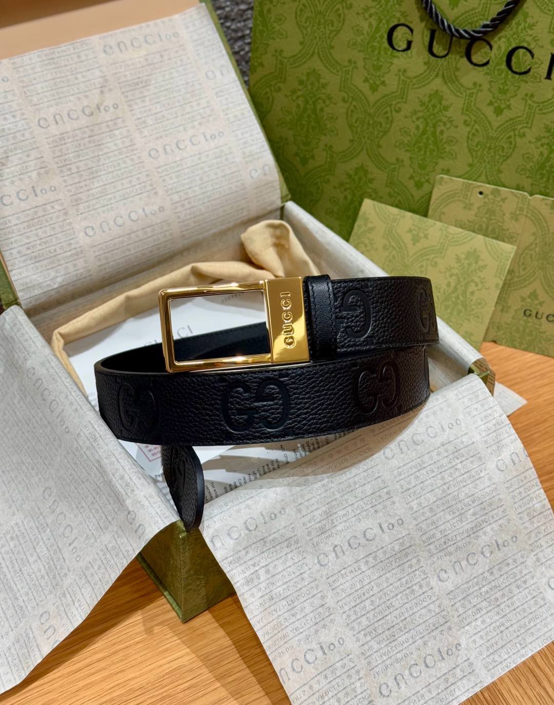 Gucci Basic Belt Cow Leather