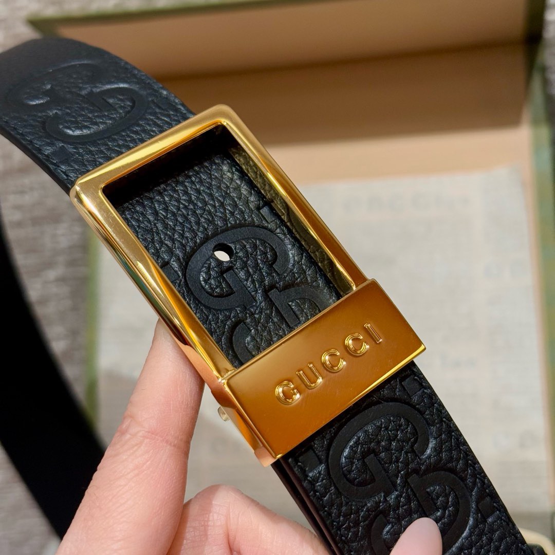 Gucci Basic Belt Cow Leather