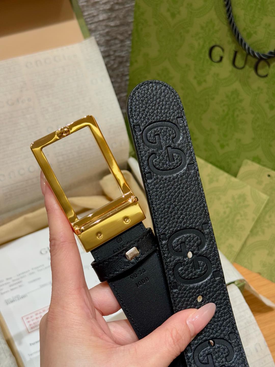 Gucci Basic Belt Cow Leather