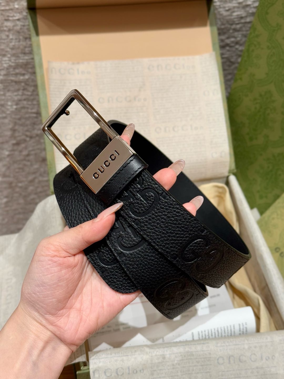 Gucci Basic Belt Cow Leather