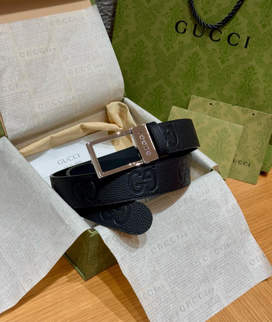 Gucci Basic Belt Cow Leather