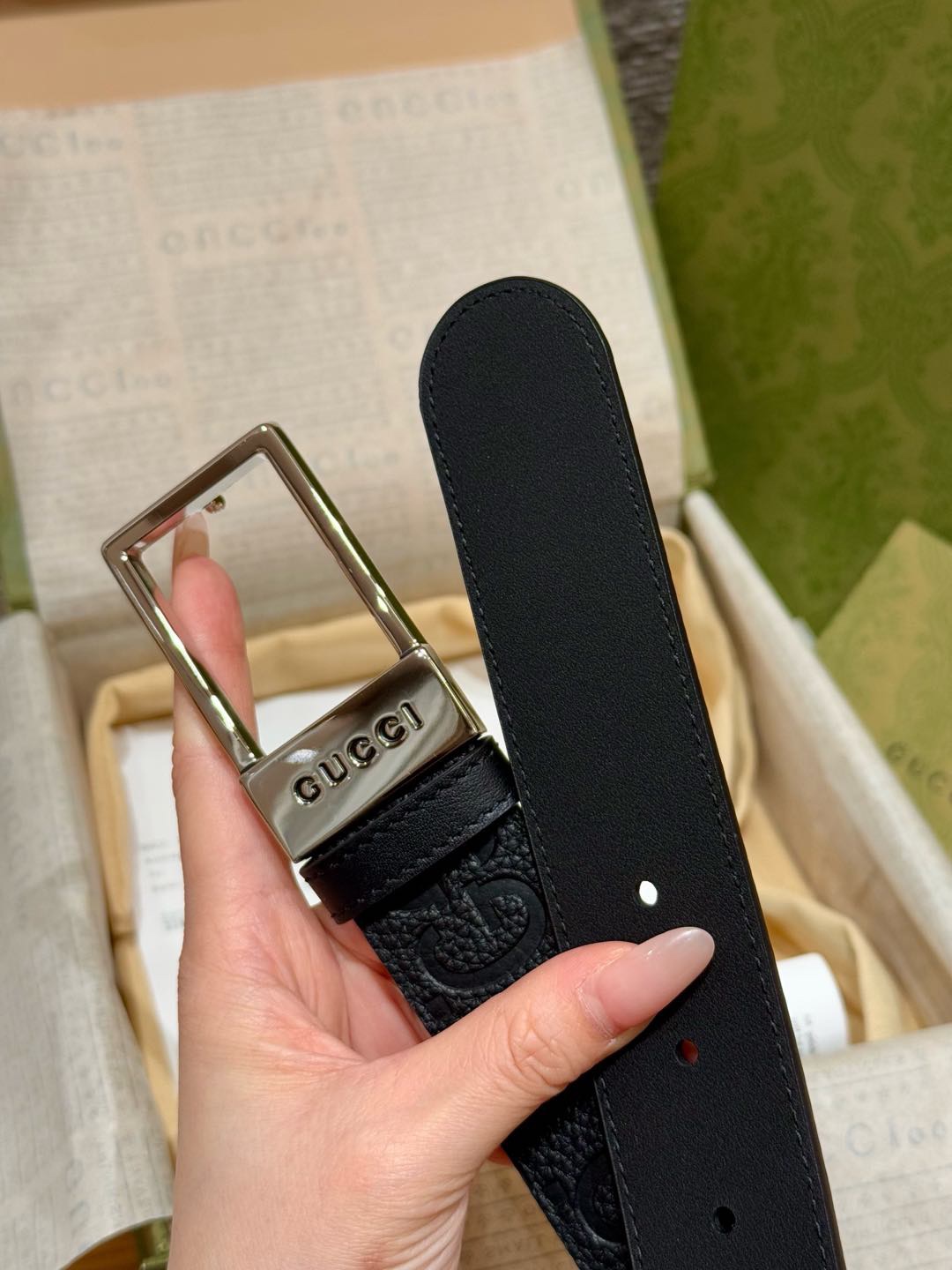 Gucci Basic Belt Cow Leather