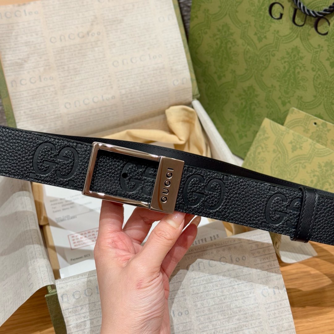 Gucci Basic Belt Cow Leather