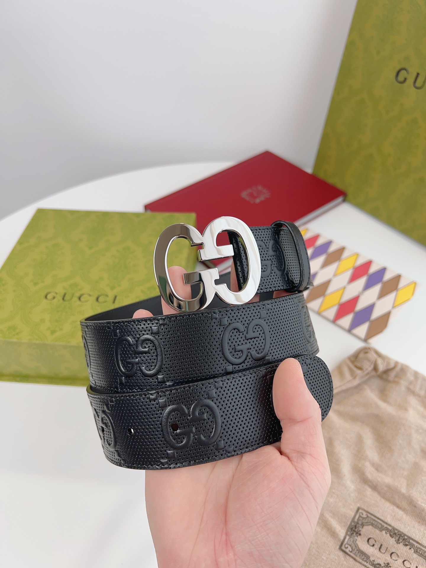 Gucci Basic Belt Gold 13514