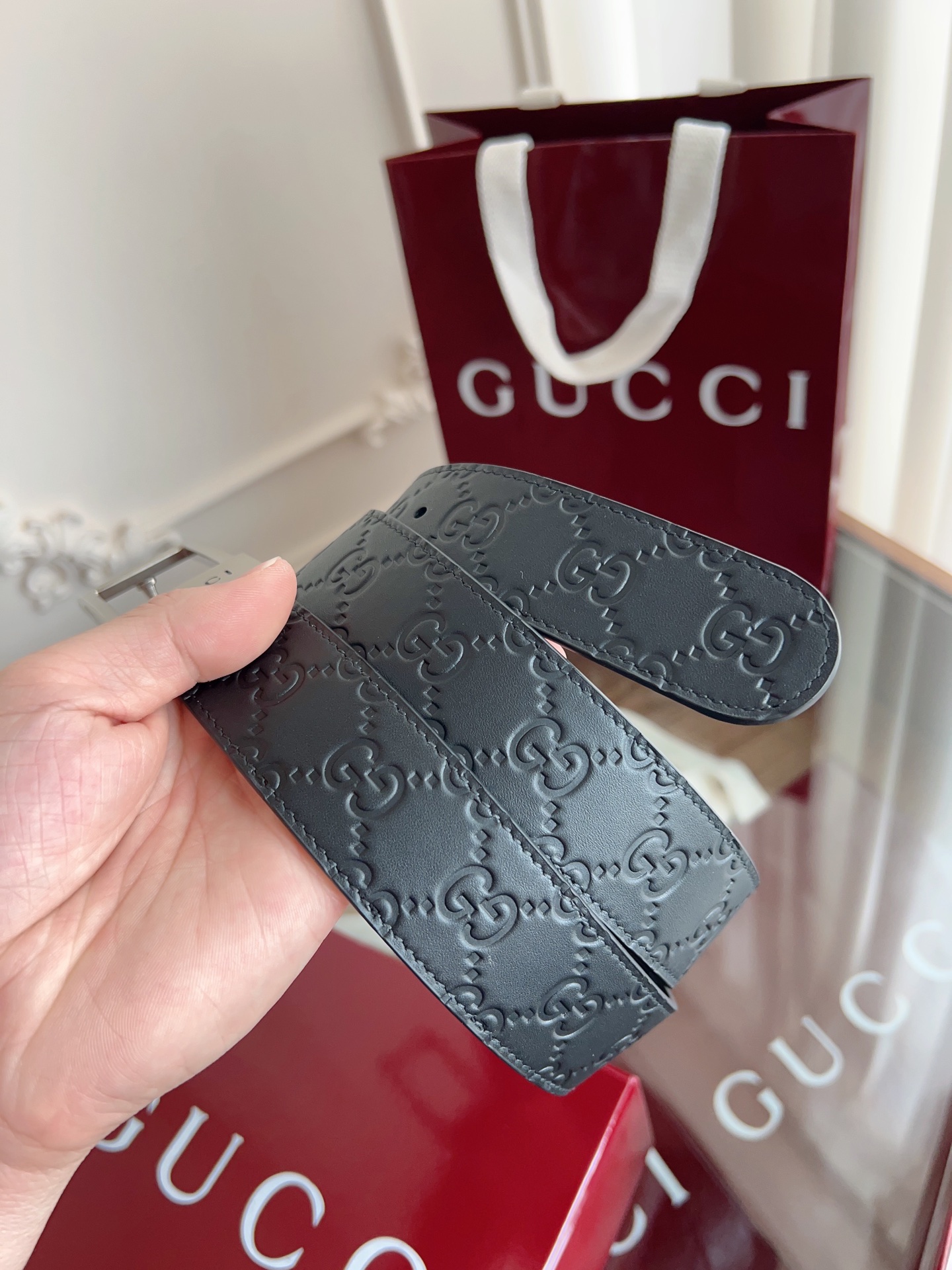 Gucci Male Basic Belt Black