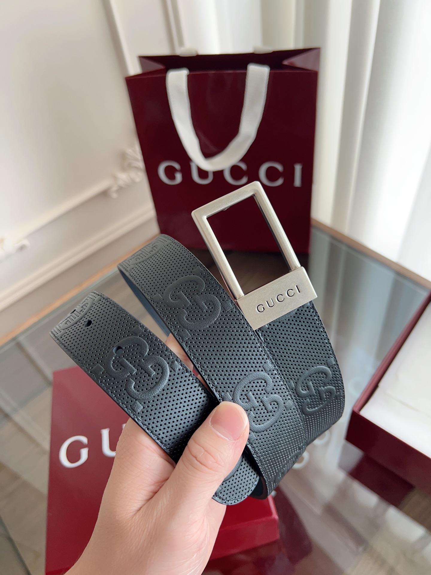 Gucci Male Basic Belt Black