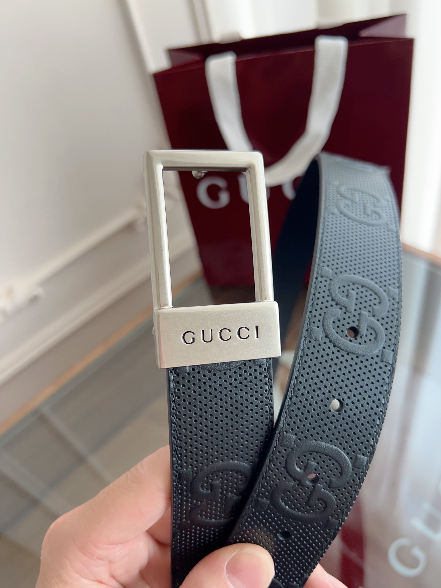 Gucci Male Basic Belt Black
