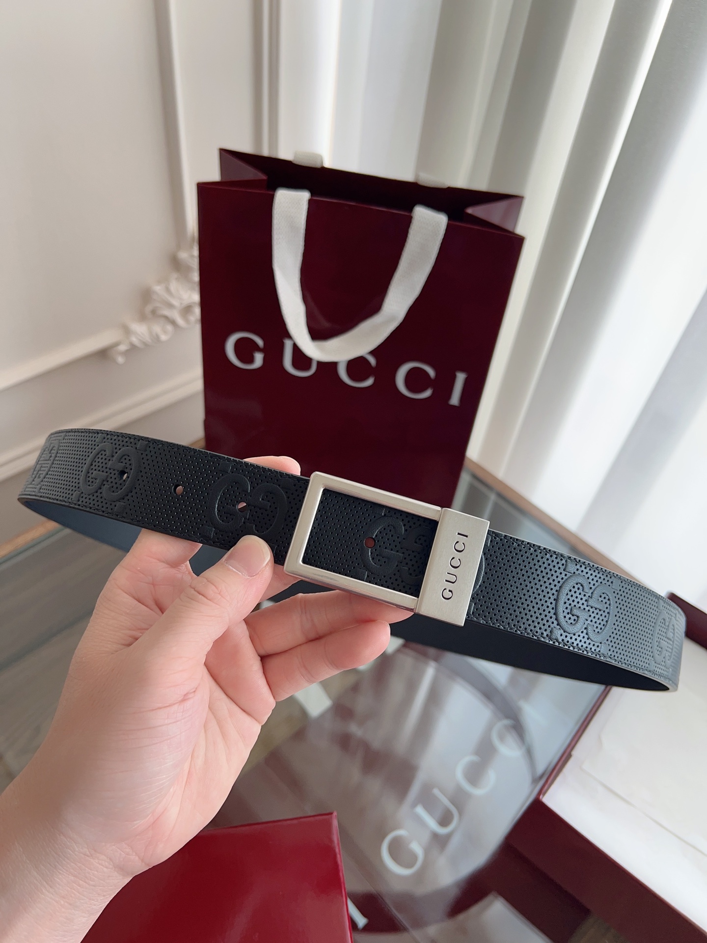 Gucci Male Basic Belt Black