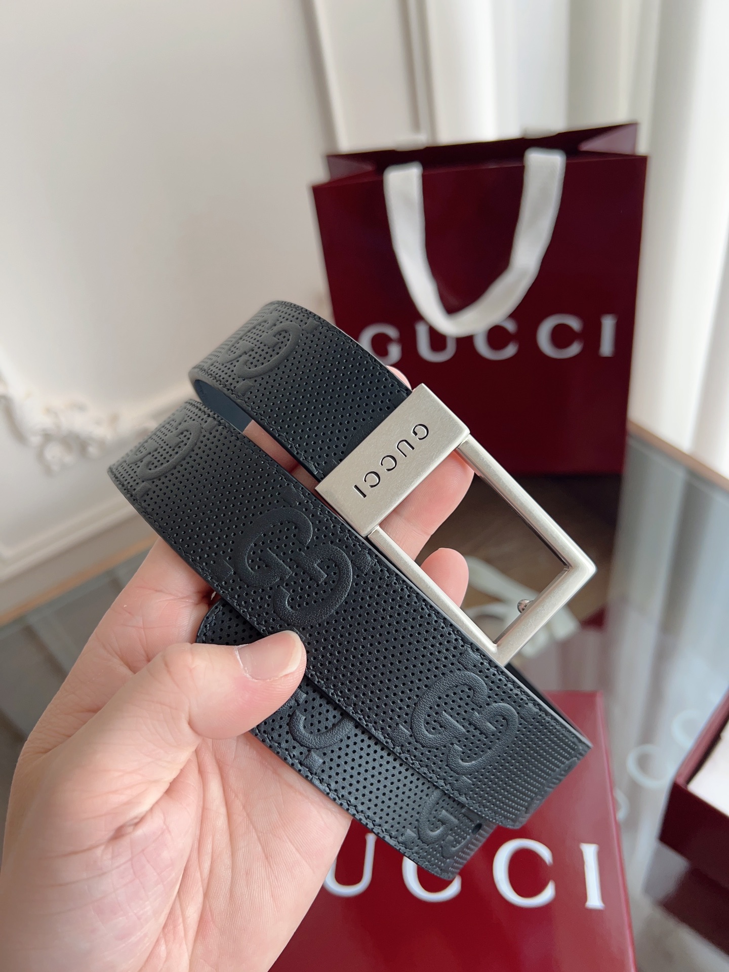 Gucci Male Basic Belt Black