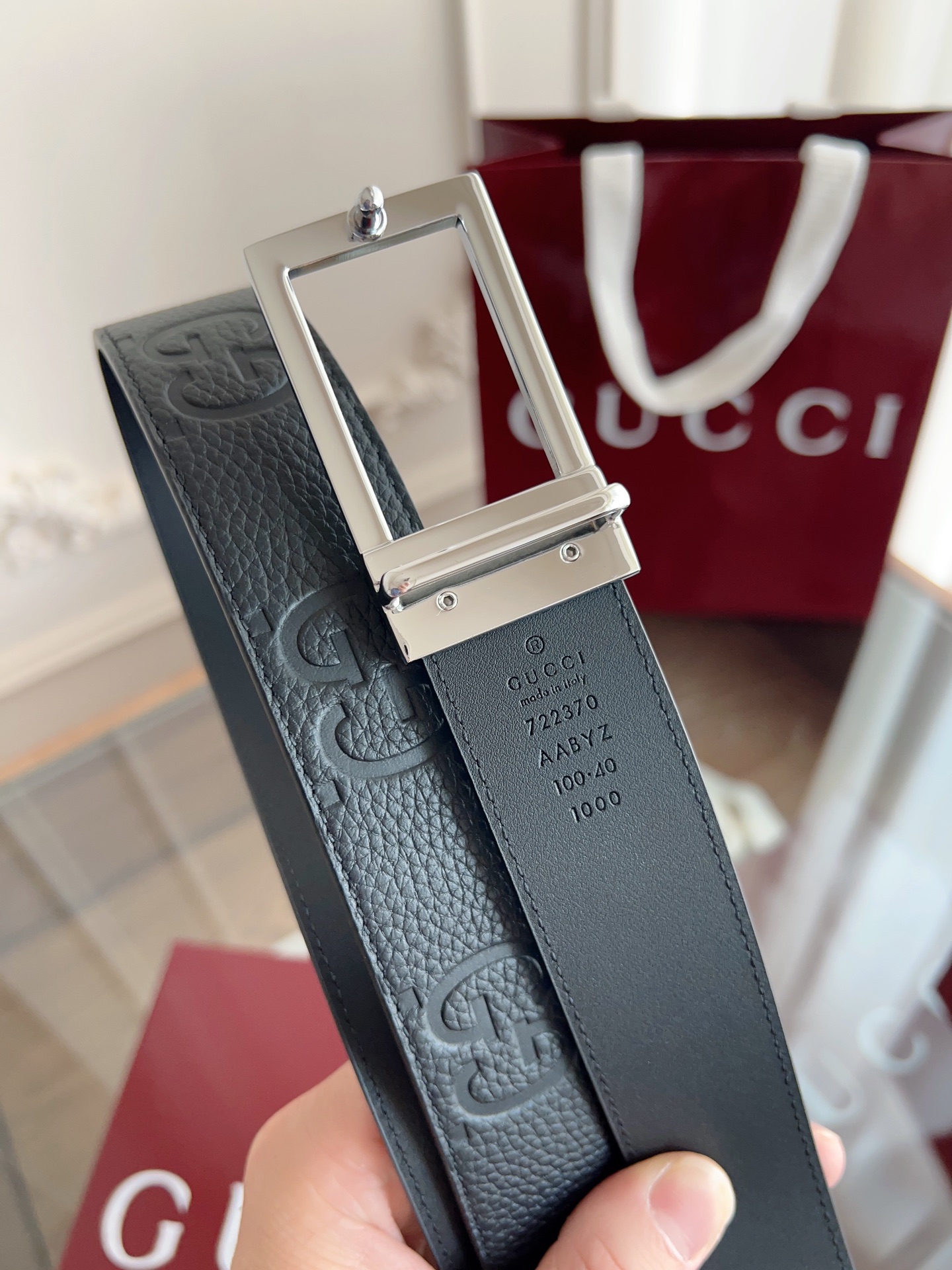 Gucci Male Basic Belt Black