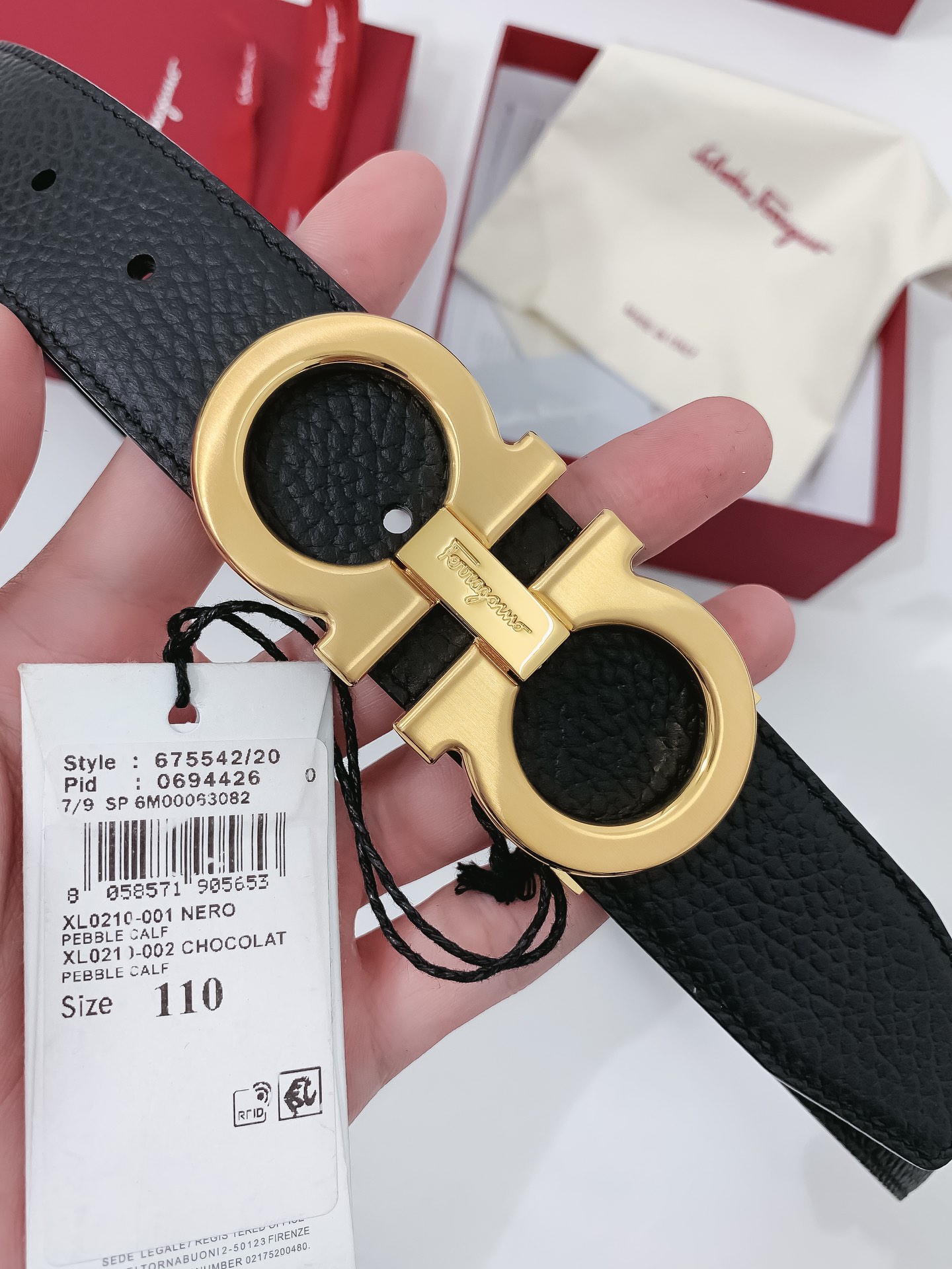 Basic Belt Top Grain Leather 125cm-m