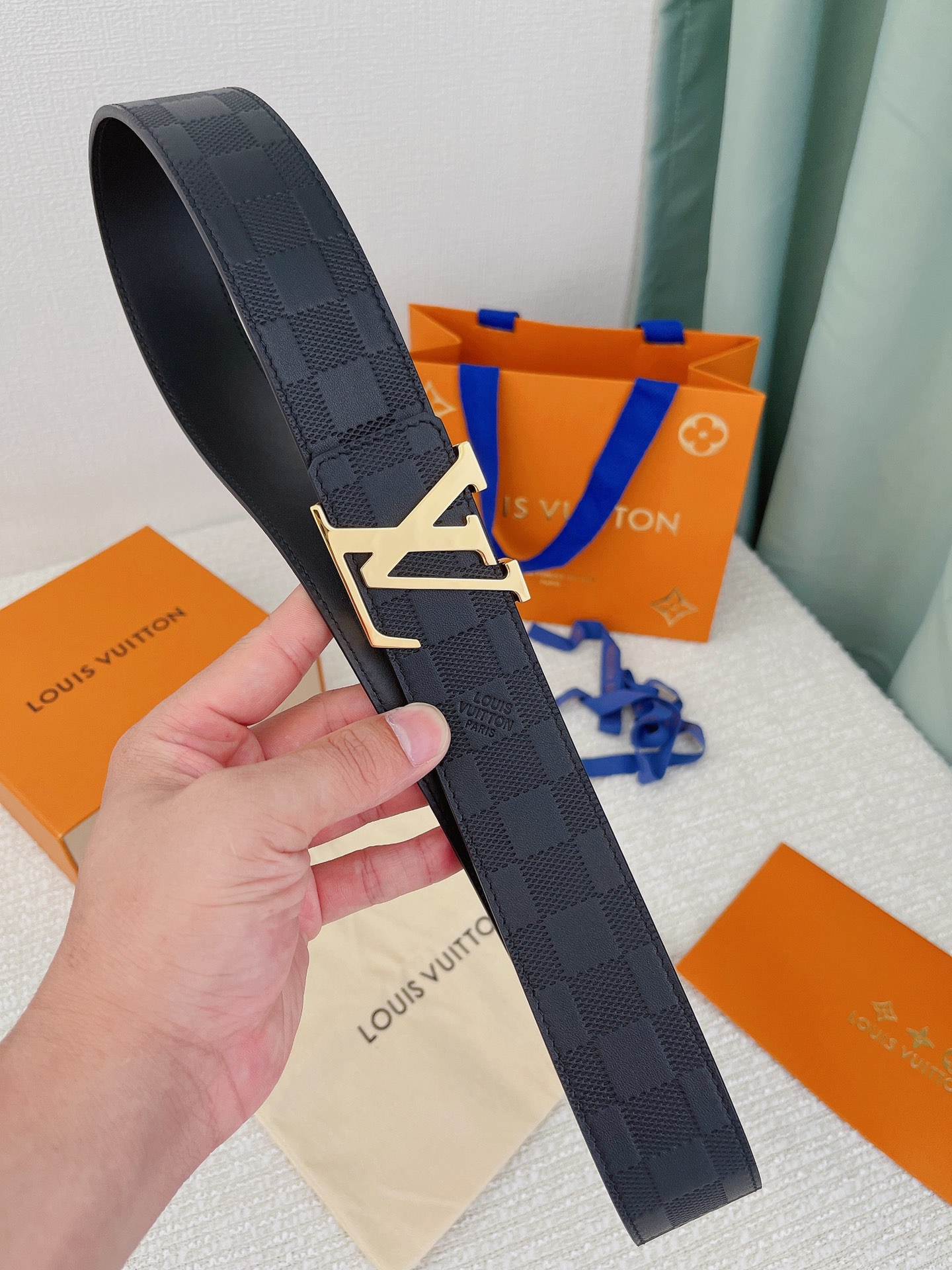 Louis Vuitton Basic Belt Cow Leather L