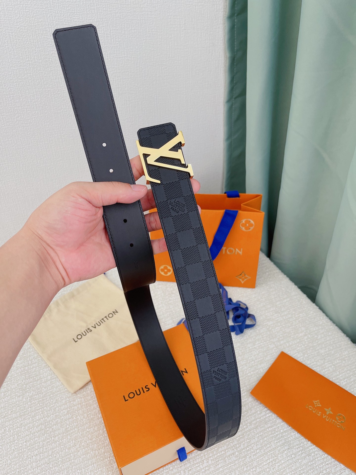 Louis Vuitton Basic Belt Cow Leather L