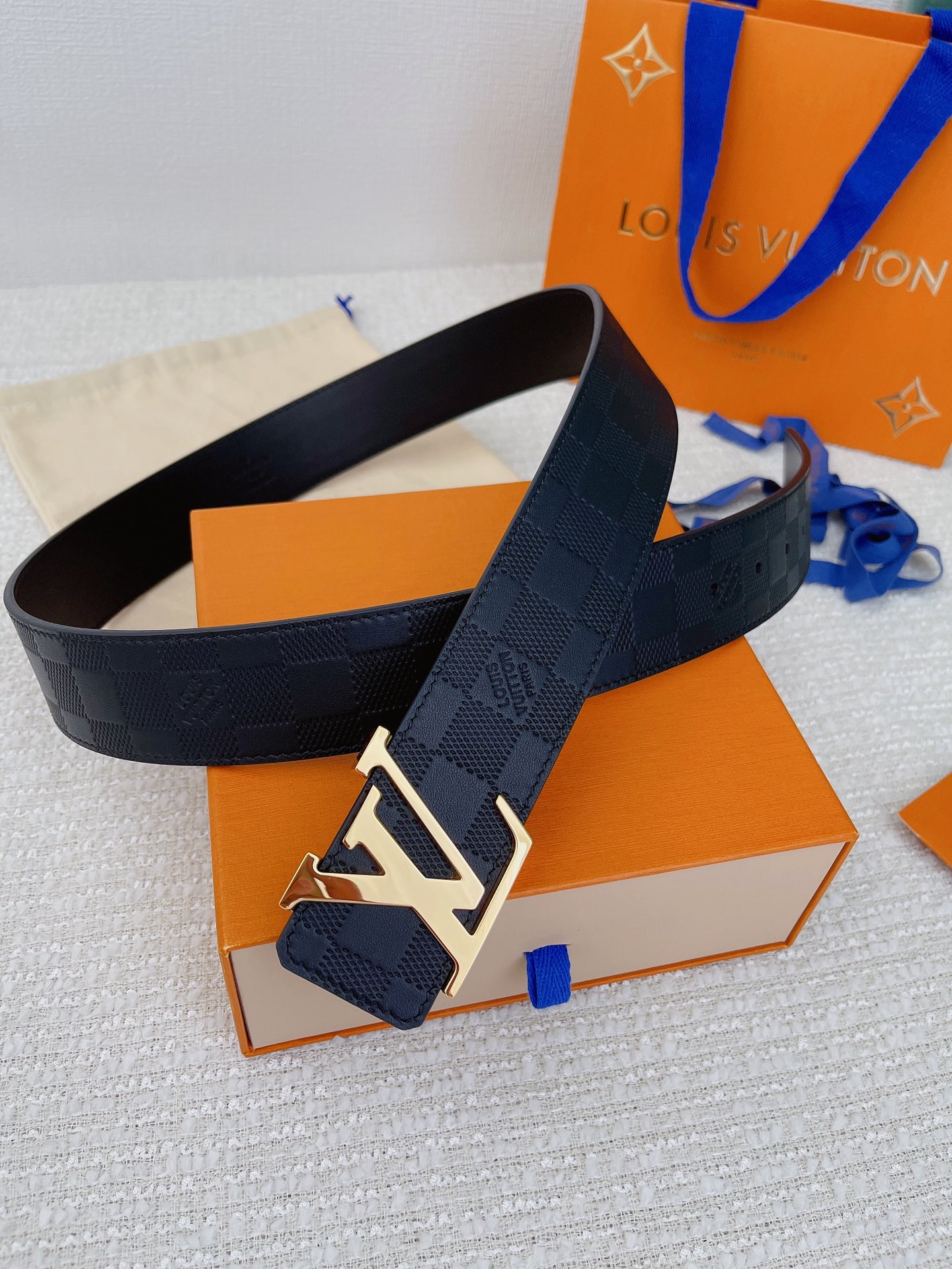 Louis Vuitton Basic Belt Cow Leather L
