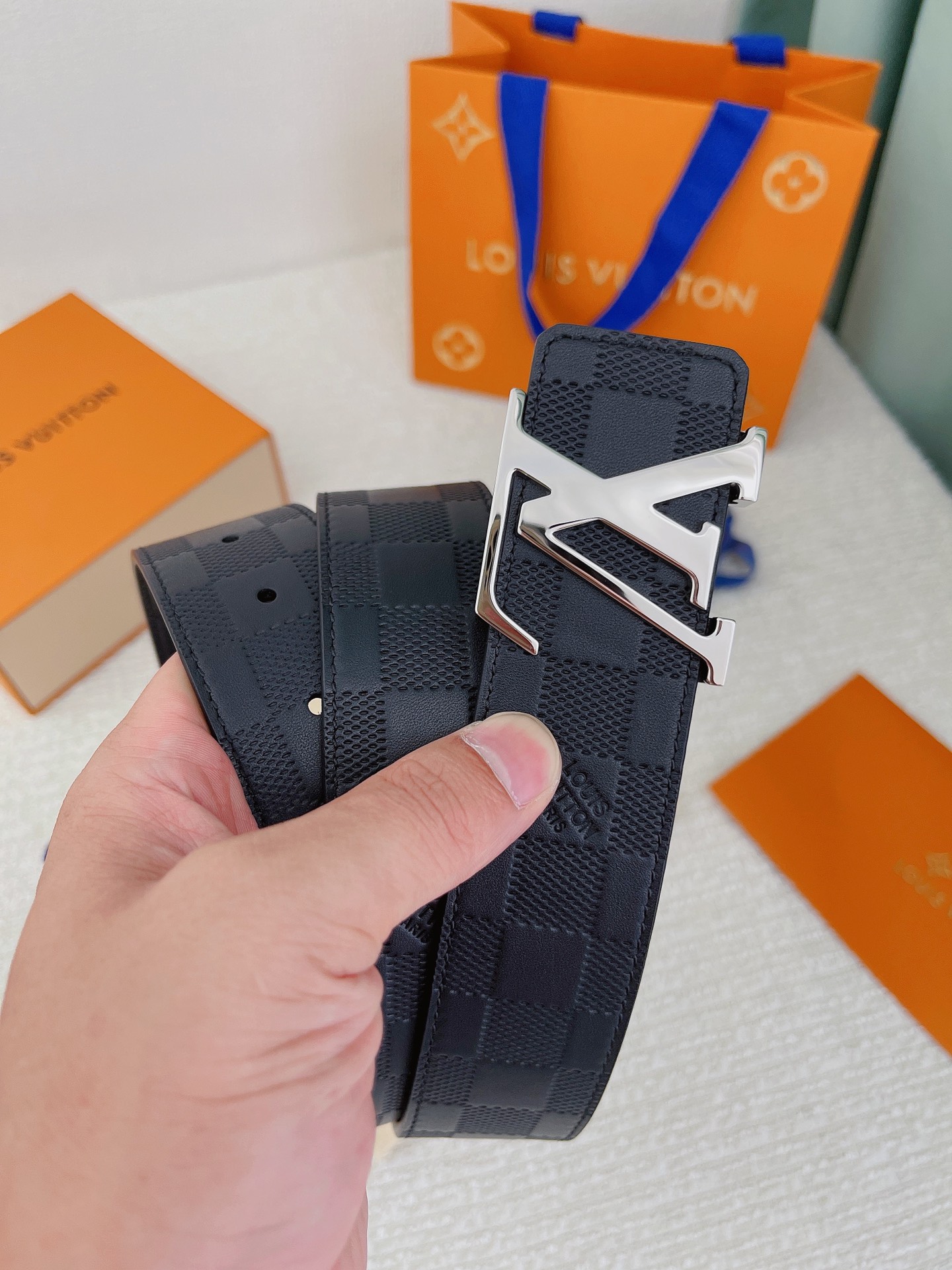 Louis Vuitton Basic Belt Cow Leather L