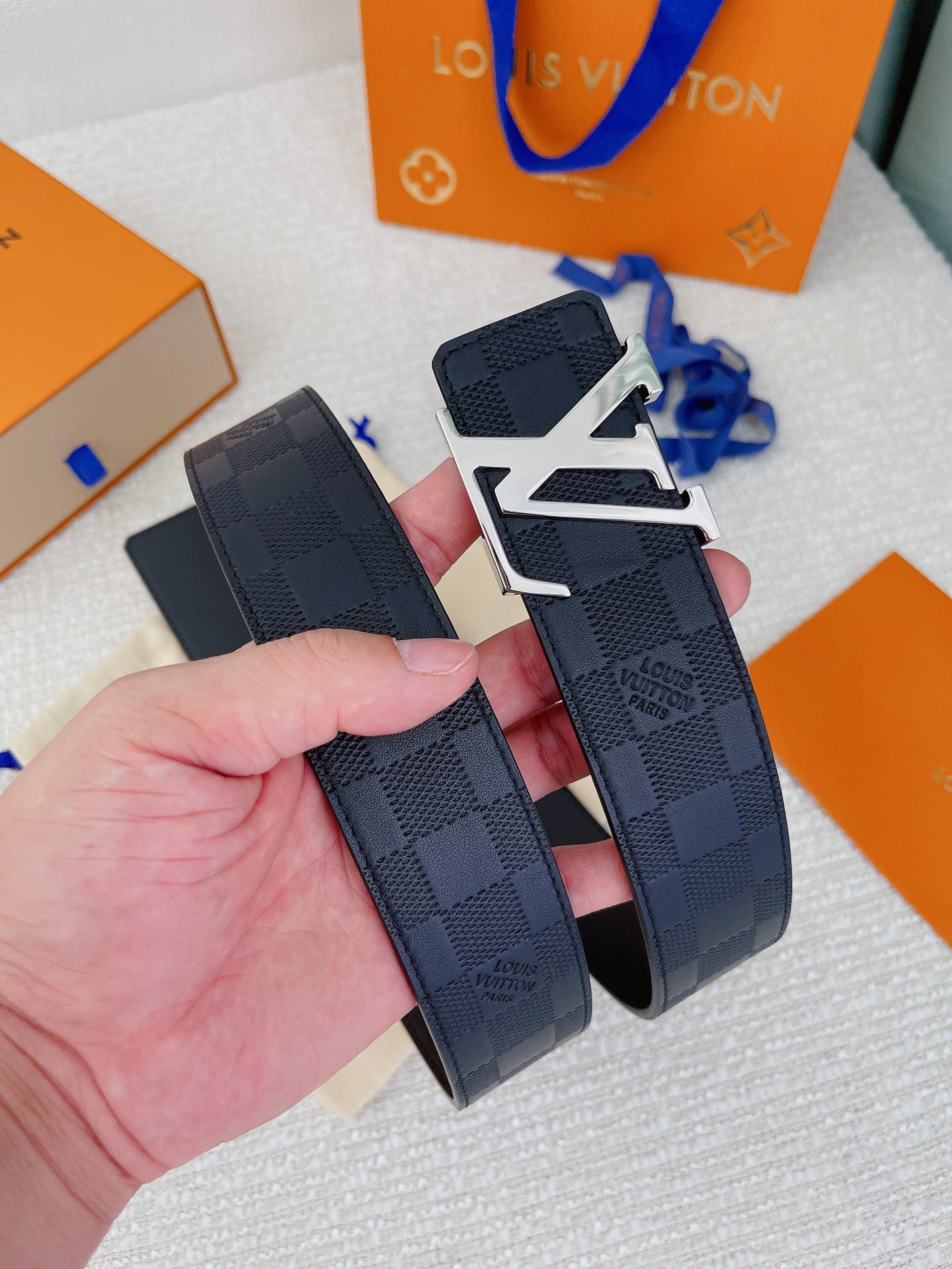 Louis Vuitton Basic Belt Cow Leather L