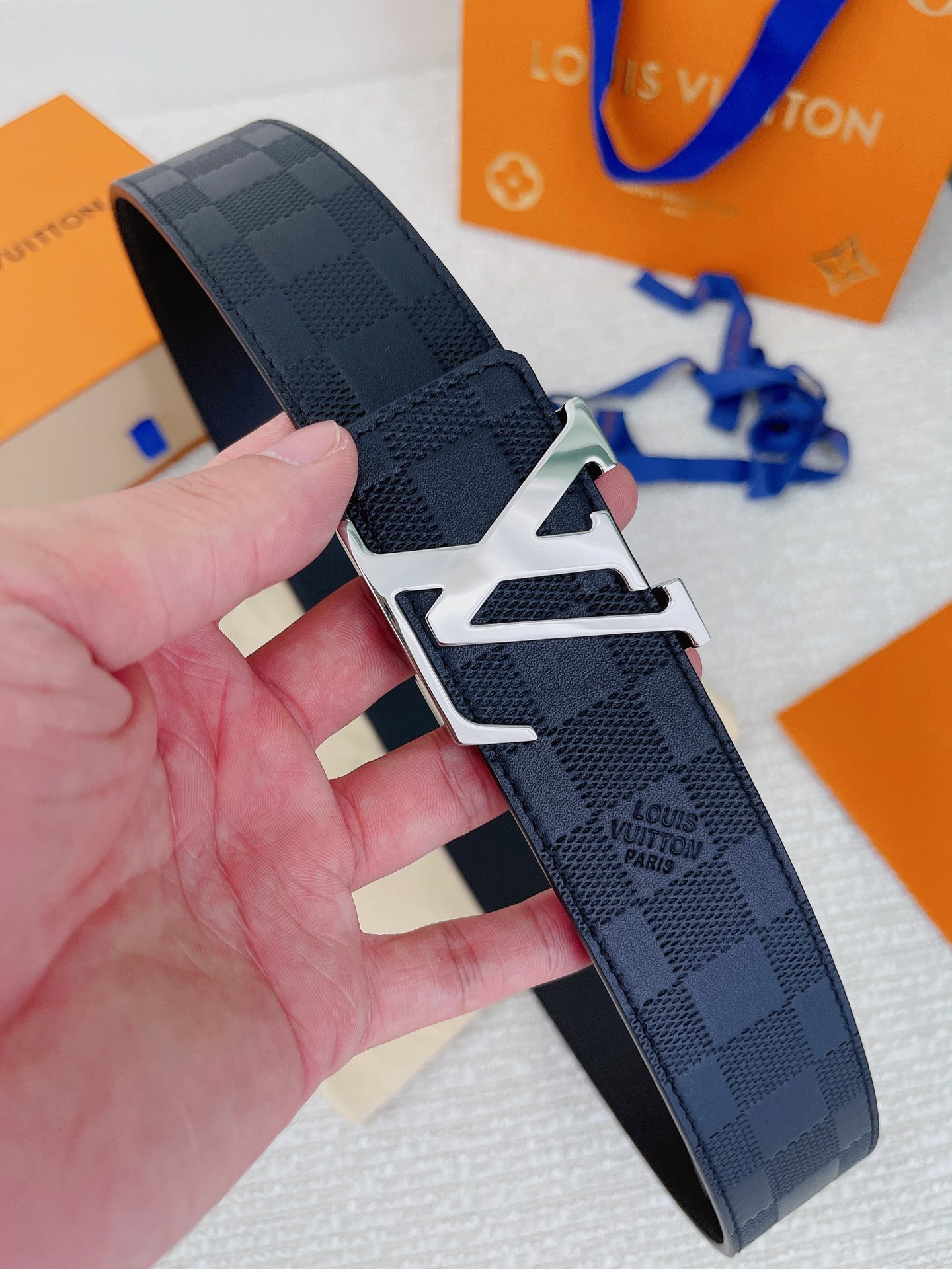 Louis Vuitton Basic Belt Cow Leather L