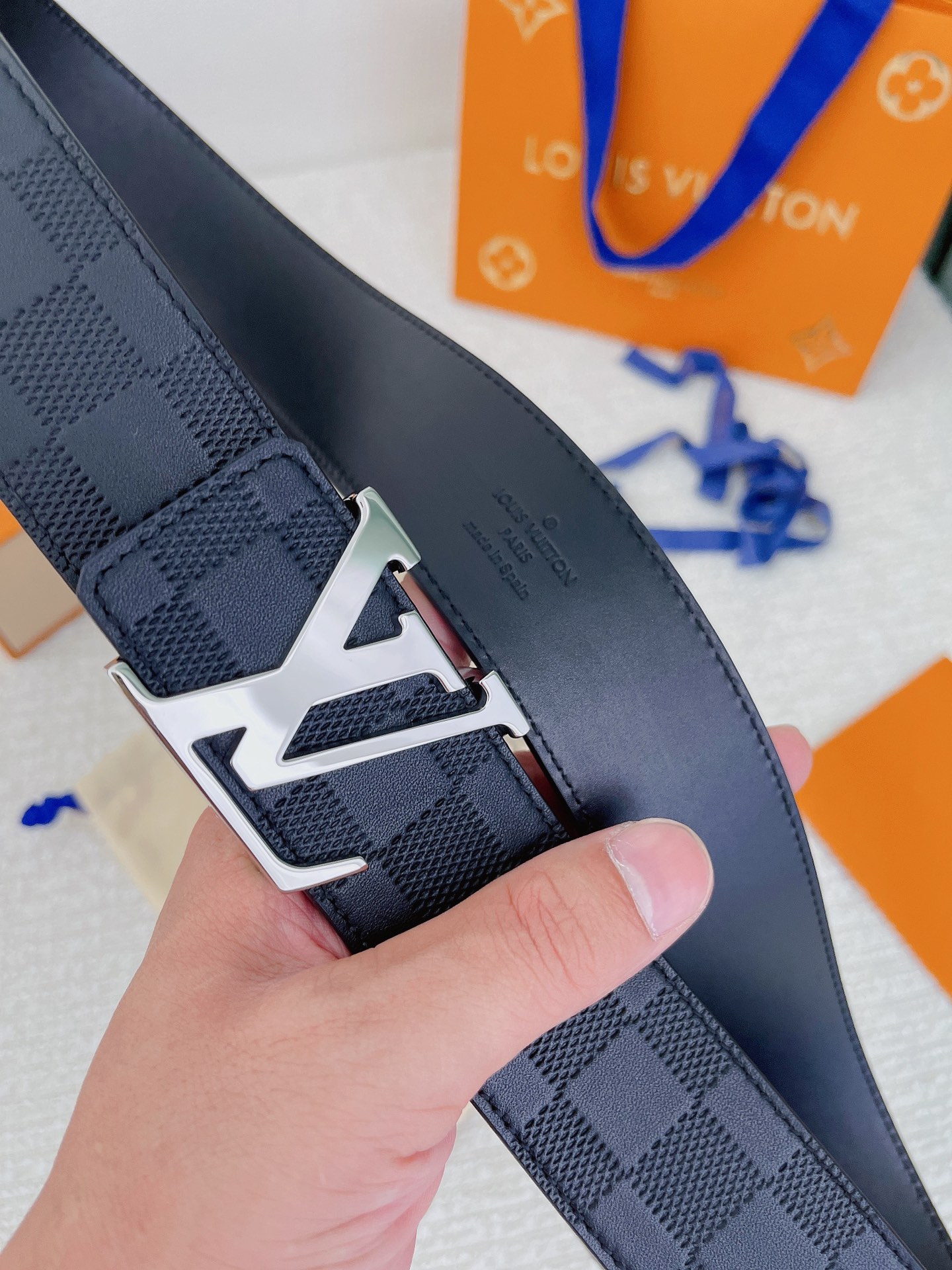 Louis Vuitton Basic Belt Cow Leather L