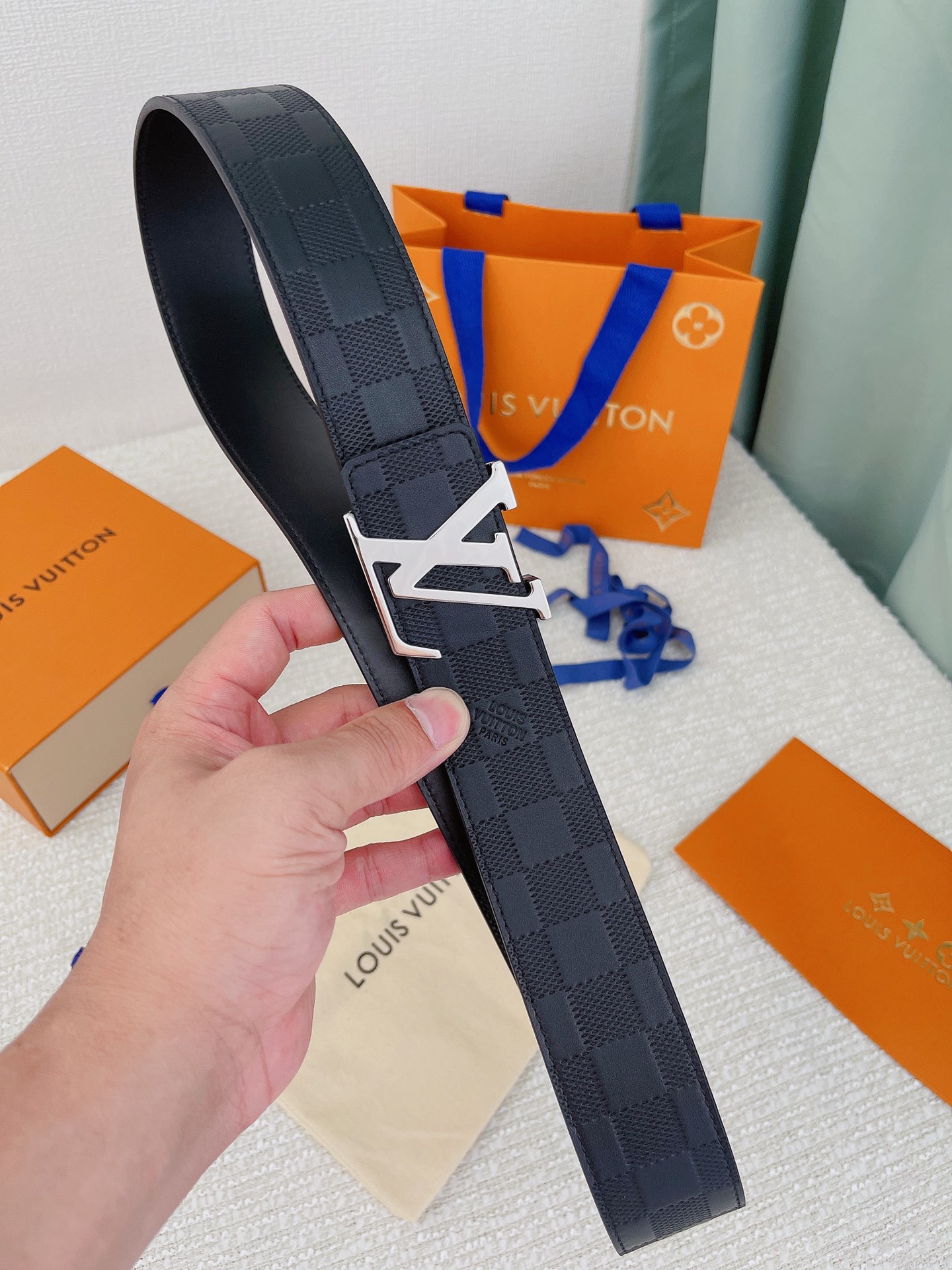 Louis Vuitton Basic Belt Cow Leather L