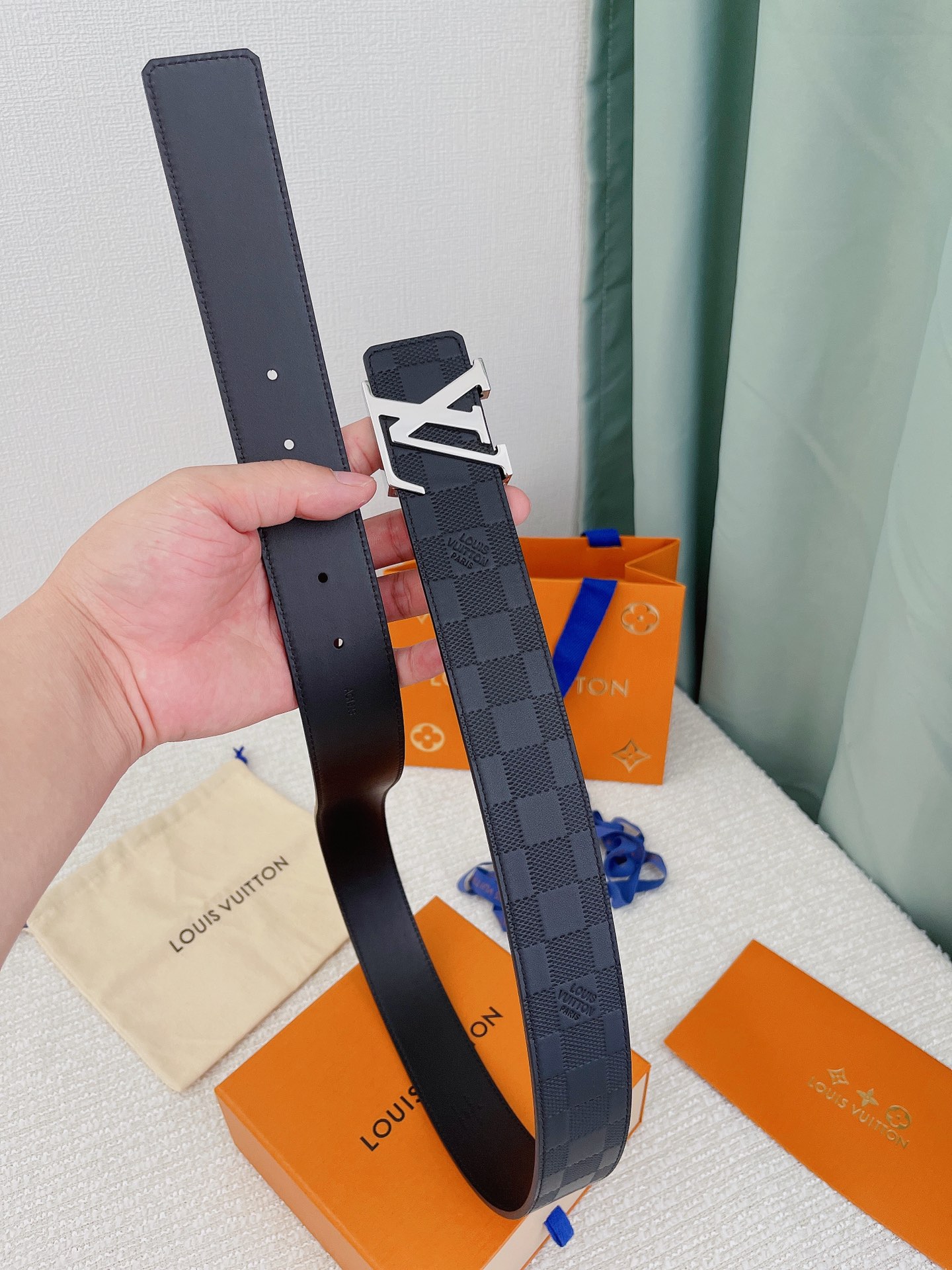 Louis Vuitton Basic Belt Cow Leather L