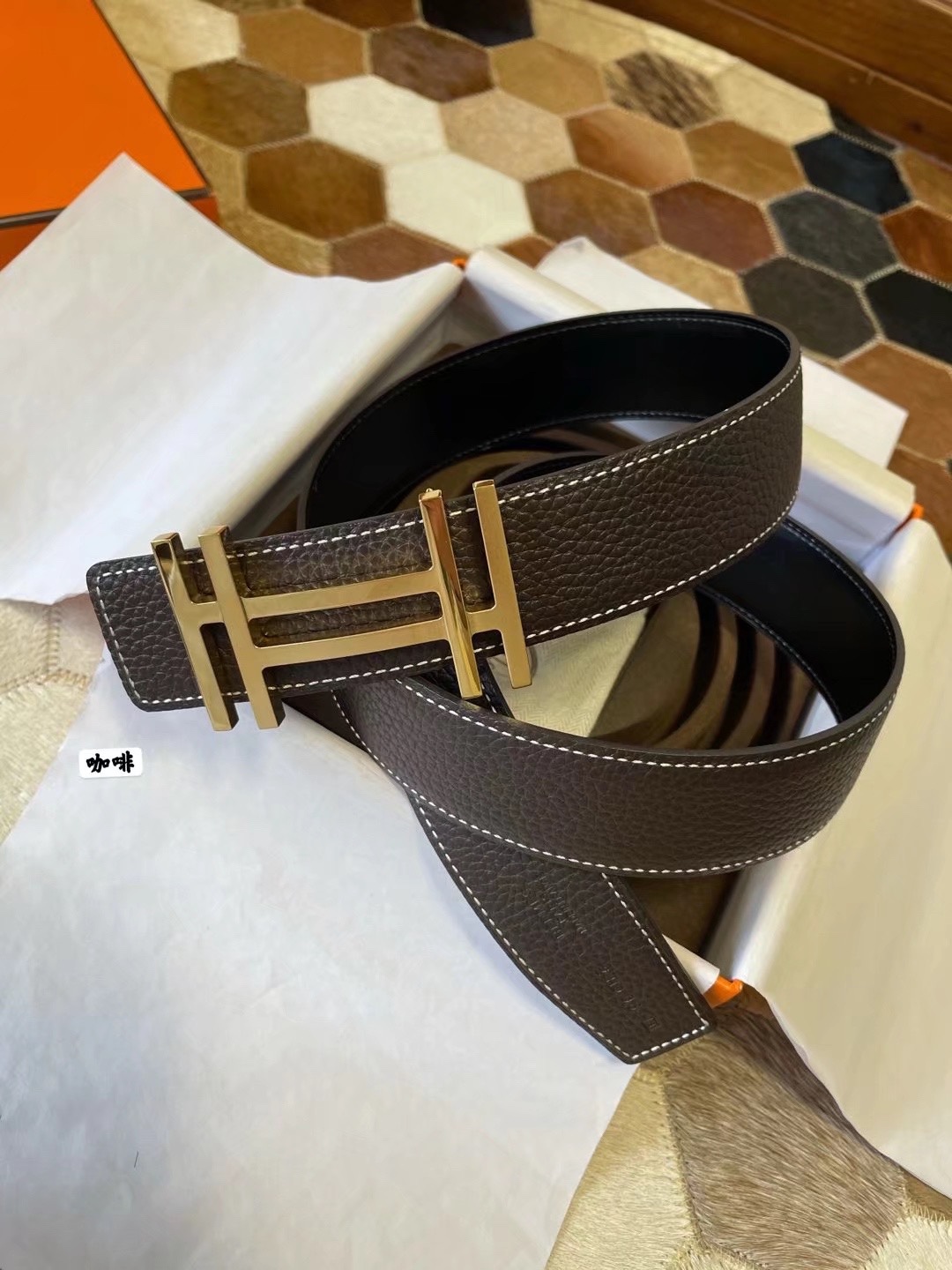 Hermès Male Basic Belt S-m