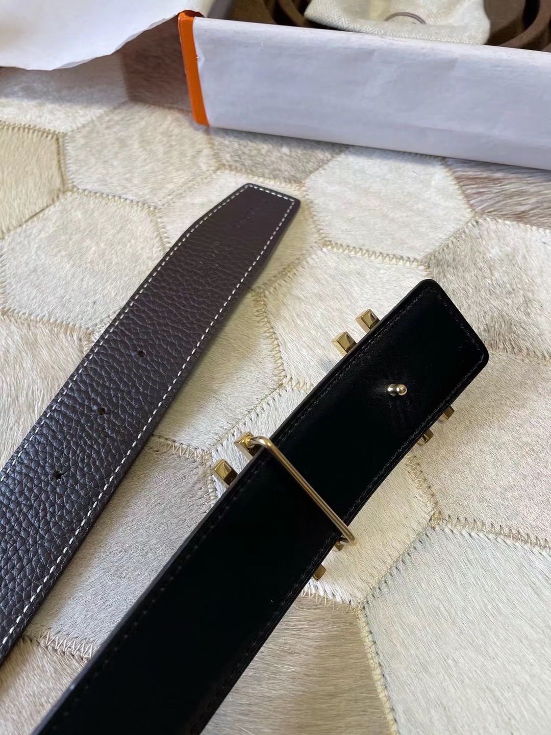 Hermès Male Basic Belt S-m