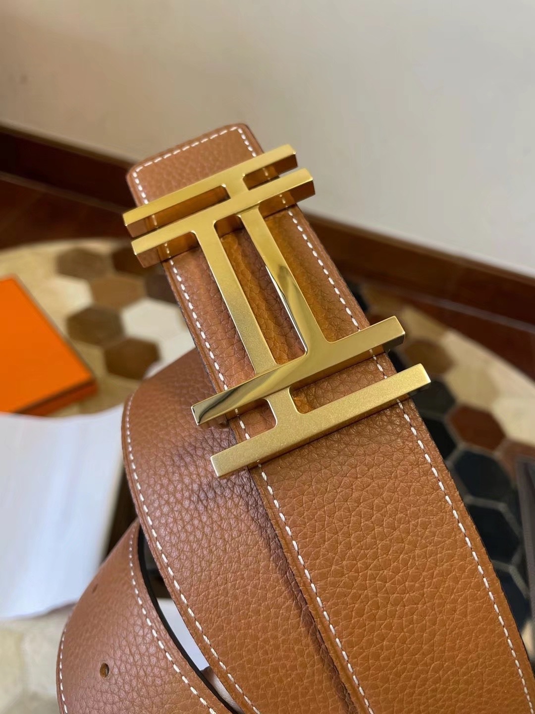 Hermès Male Basic Belt S-m